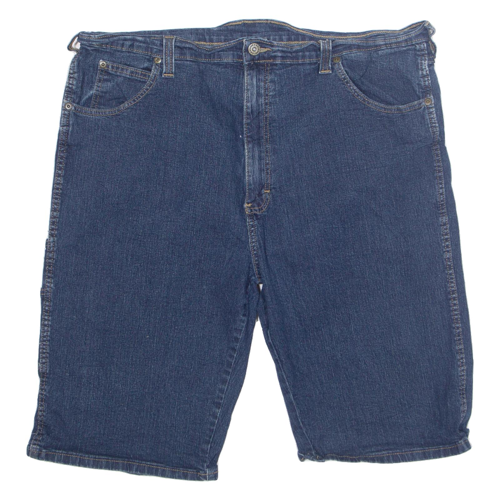 Vintage DICKIES Workwear Mens Denim Shorts Blue Regular 90s XL W42 Refurbished - N/A refurbished available on Cerqular