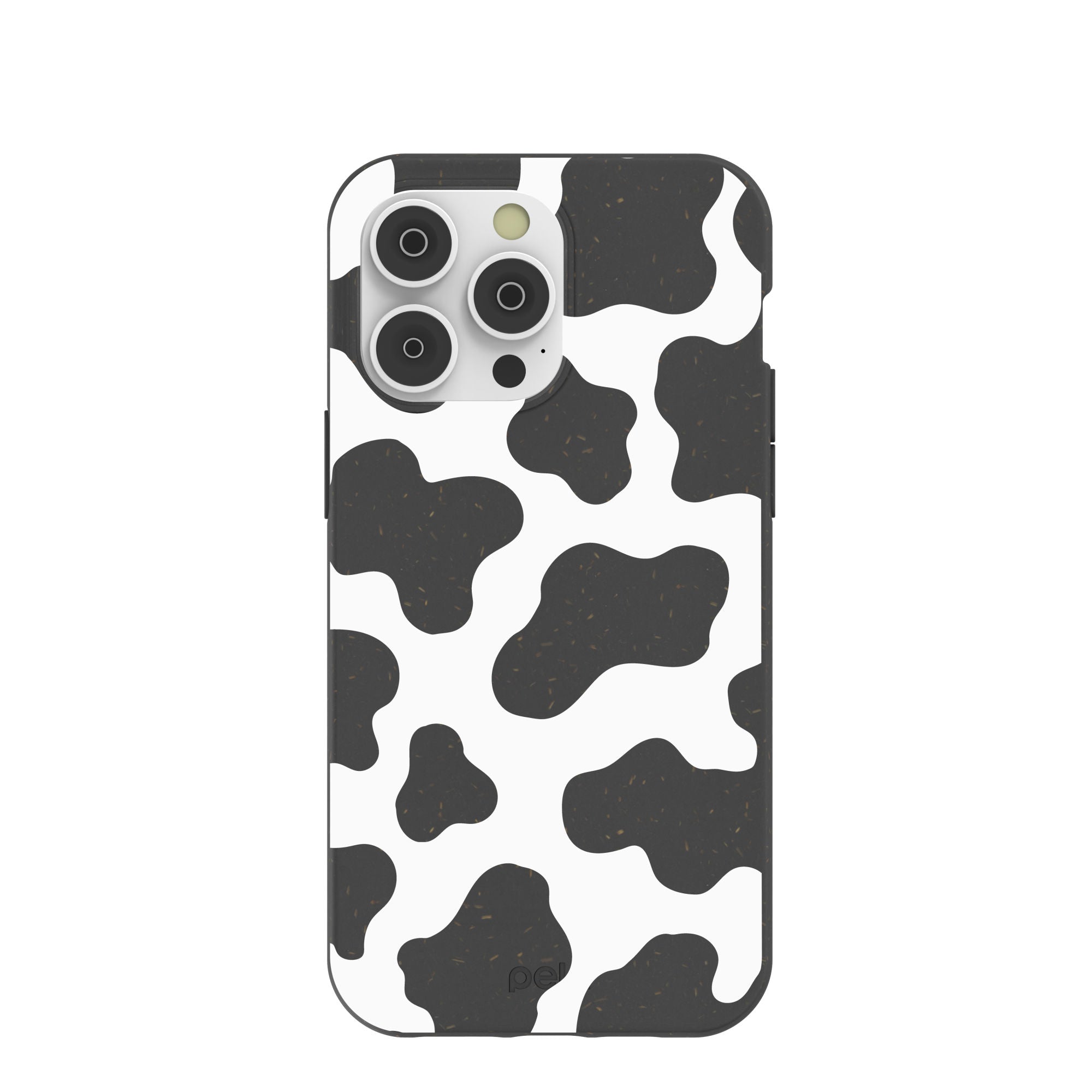 Black Cow iPhone 14 Pro Max Case Refurbished - Pela Case refurbished available on Cerqular