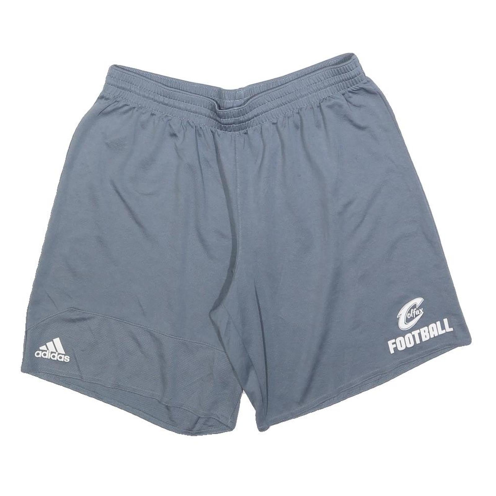 ADIDAS Mens Shorts Blue Casual Plain L W32 Football Training Gym Sports Refurbished - N/A refurbished available on Cerqular