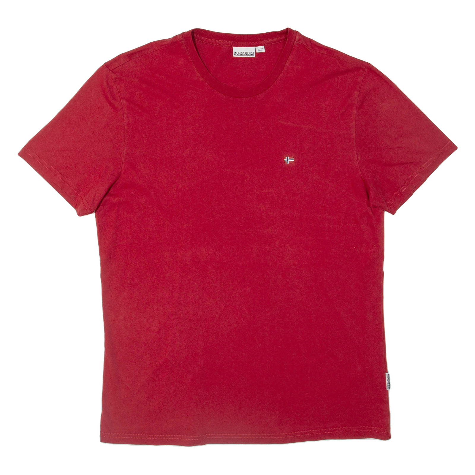 NAPAPIJRI Mens T-Shirt Red L Refurbished - N/A refurbished available on Cerqular