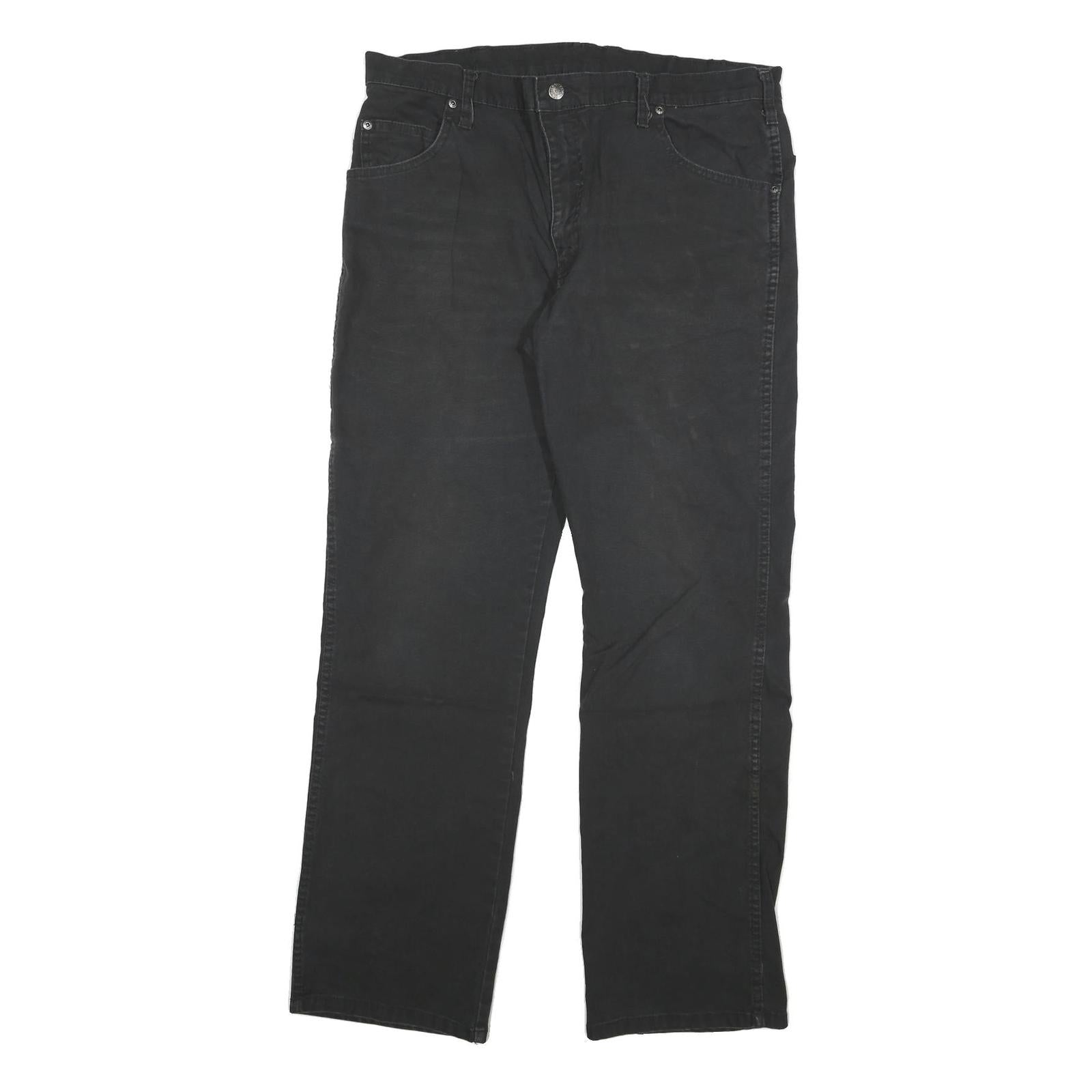 DICKIES Mens Black Regular Fit Straight Denim Jeans W36 L32 Classic Style Refurbished - N/A refurbished available on Cerqular