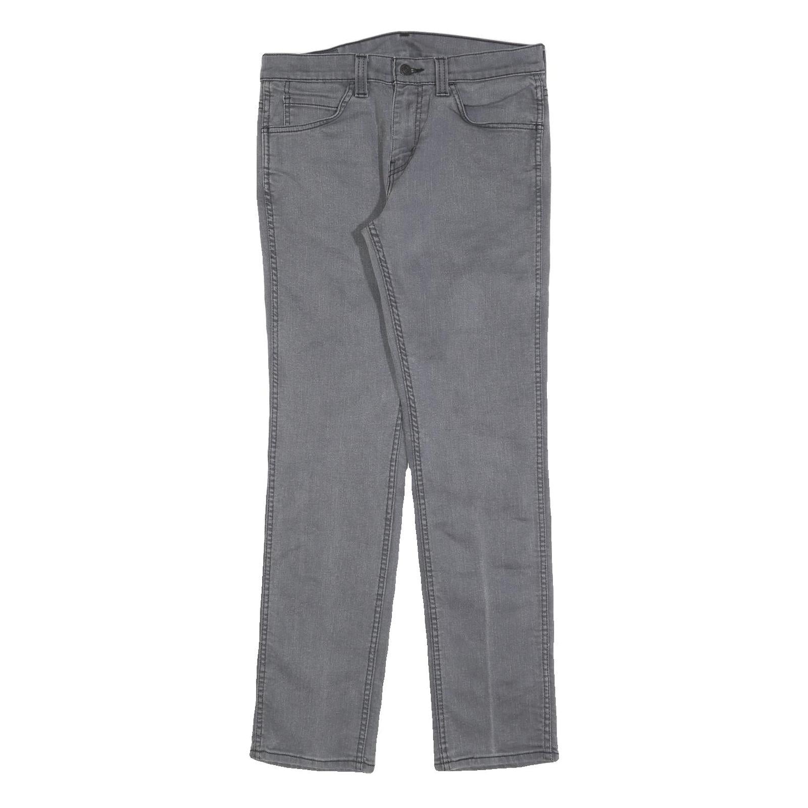LEVI'S 511 Slim Mens Jeans Grey Slim Denim Medium W30 L32 Stylish Zip Closure Refurbished - N/A refurbished available on Cerqular