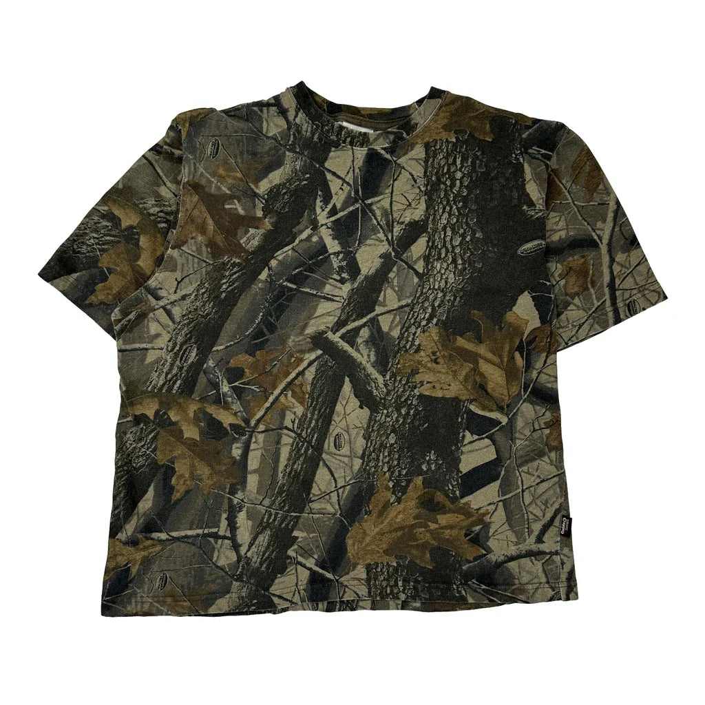 Guide Series Camo T-Shirt - Medium Camo Cotton Refurbished - Thrifted (note: this is a term often used to describe second- refurbished available on Cerqular