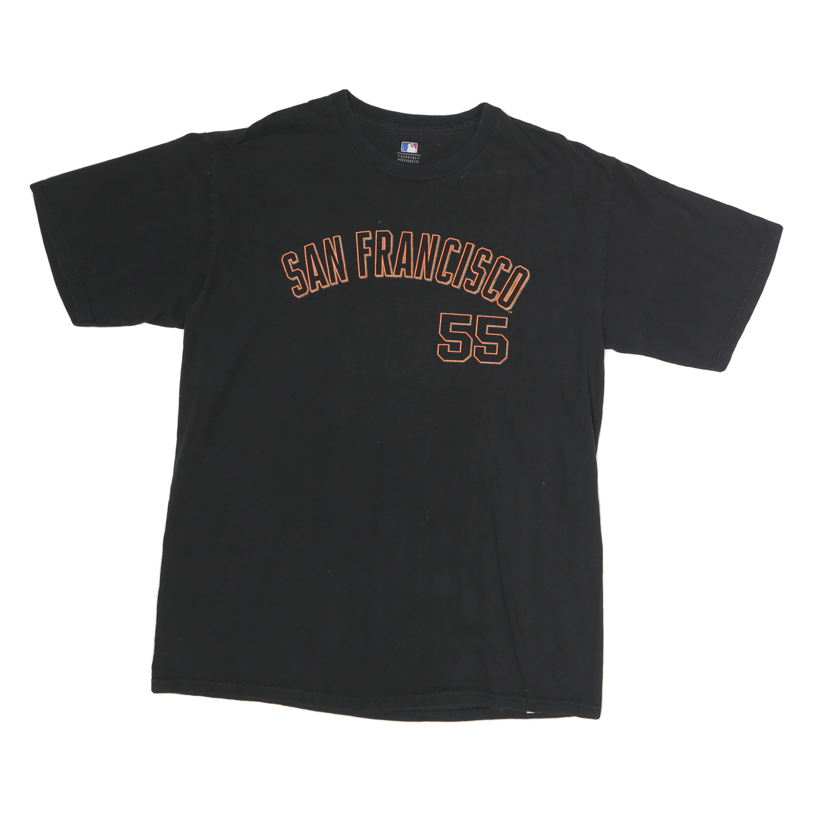 Buy GENUINE MERCHANDISE Mens Black San Francisco 55 Graphic T-Shirt L Short Sleeve Refurbished - $11.69 GENUINE MERCHANDISE Mens Black San Francisco 55 Graphic T-Shirt L Short Sleeve Refurbished - N/A refurbished available on Cerqular