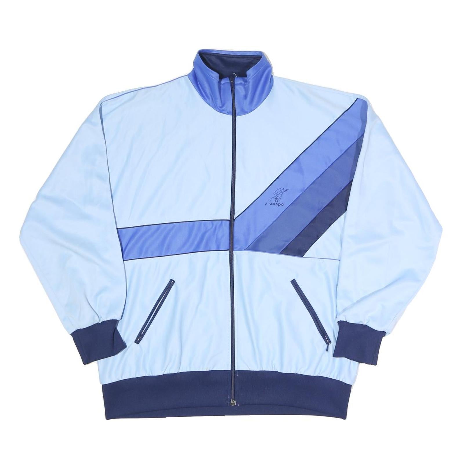 Buy COSPO Mens Light Blue & Navy Blue Retro Zip Up Jacket L Polyester Blend Refurbished - $32.49 COSPO Mens Light Blue & Navy Blue Retro Zip Up Jacket L Polyester Blend Refurbished - N/A refurbished available on Cerqular