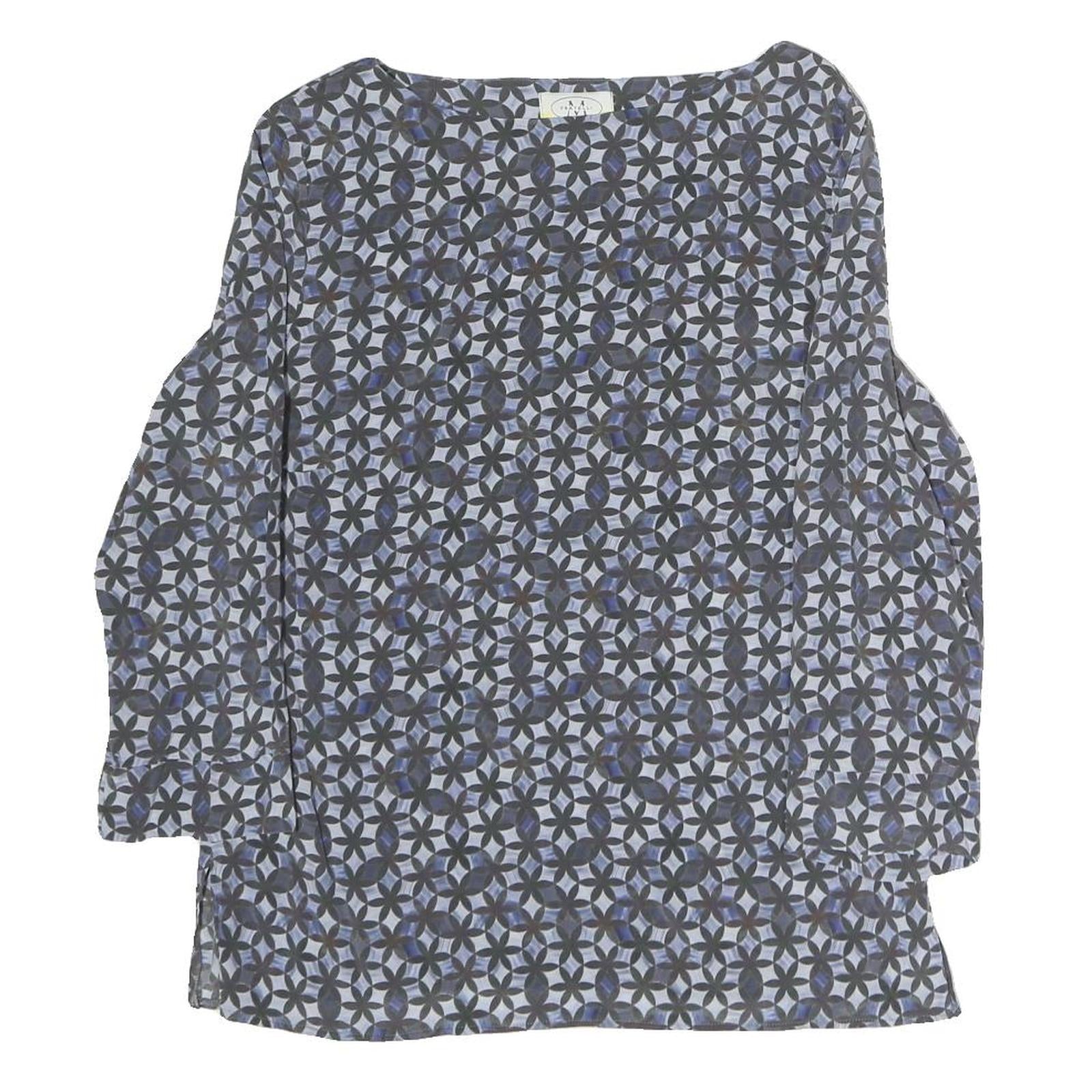 Buy FRATELLI Womens Blue Printed Basic Long Sleeve Round Neck Top M Polyester Refurbished - $18.19 FRATELLI Womens Blue Printed Basic Long Sleeve Round Neck Top M Polyester Refurbished - N/A refurbished available on Cerqular