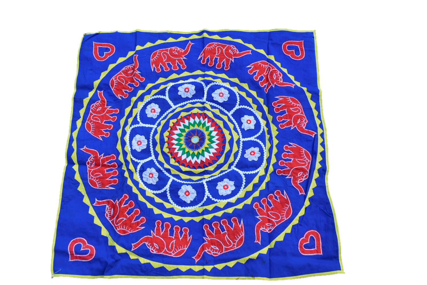 Buy Mandala Upcycled Wall Hanging Home Decor Boho Tapestry | Color: Red & Blue Refurbished - $55.98 Mandala Upcycled Wall Hanging Home Decor Boho Tapestry | Color: Red & Blue Refurbished - N/A refurbished available on Cerqular