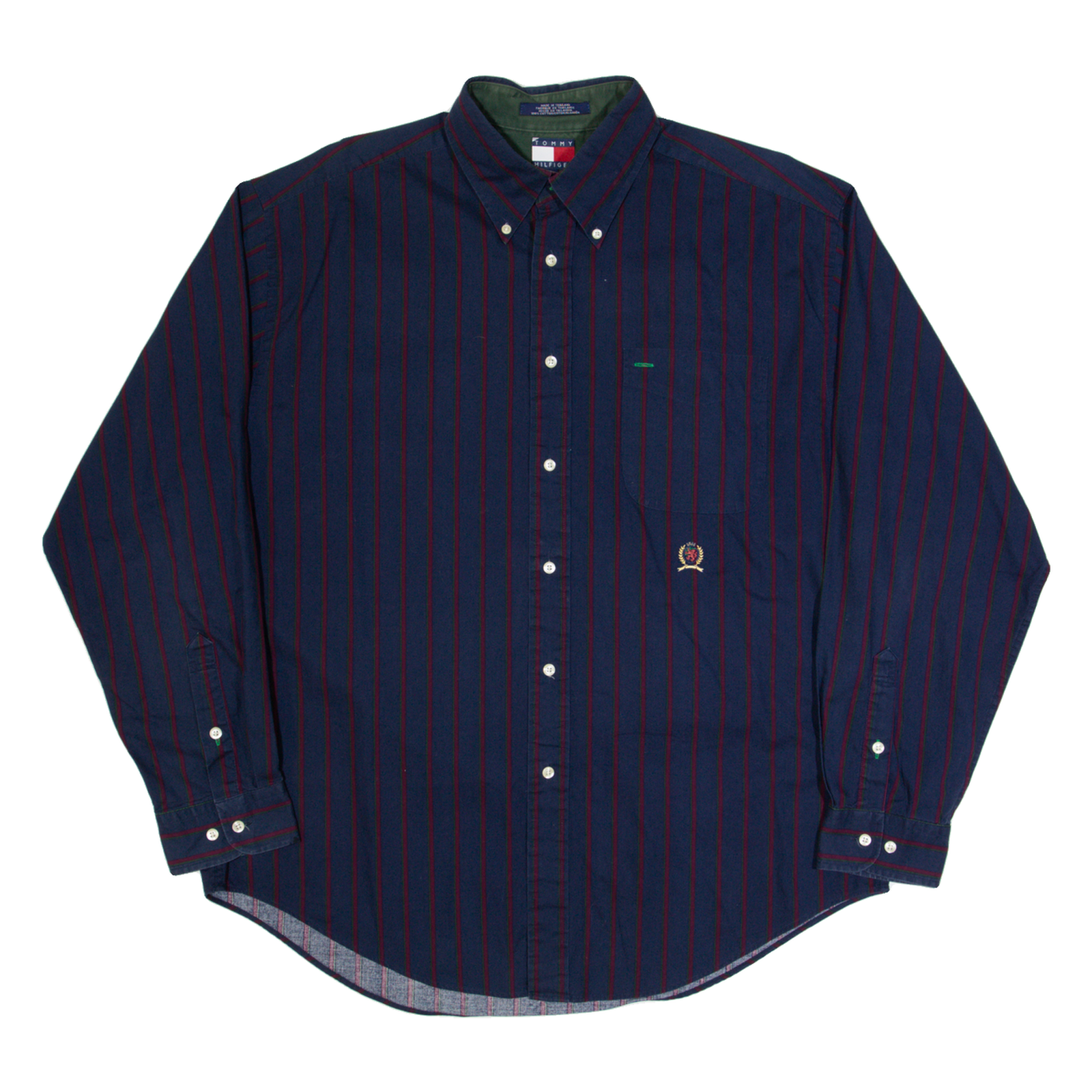 Buy TOMMY HILFIGER Mens Shirt Blue Striped Long Sleeve L Refurbished - $31.19 TOMMY HILFIGER Mens Shirt Blue Striped Long Sleeve L Refurbished - N/A refurbished available on Cerqular