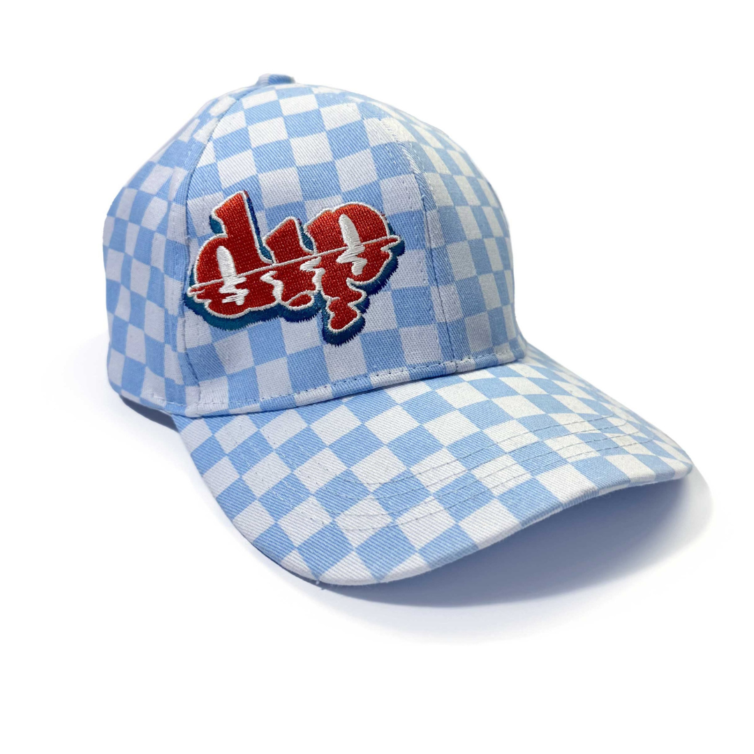 The Dip Hat - 100% of the profits go to Breast Cancer Screenings | Color: Blue & White Check Refurbished - Dip Sustainable Hair Care refurbished available on Cerqular