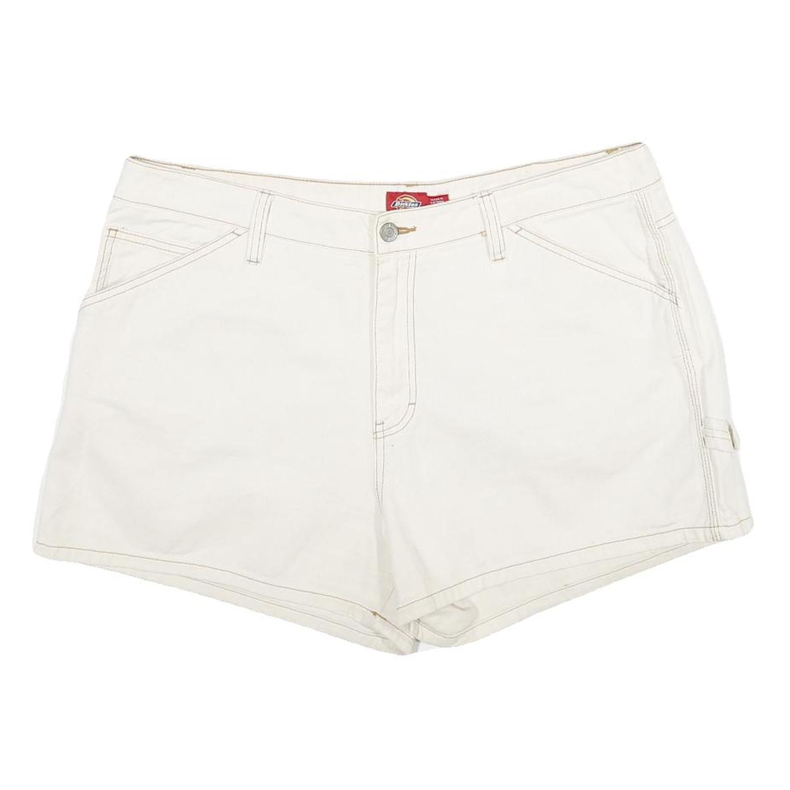 DICKIES Womens Shorts White Casual Cotton XL W36 Workwear Utility Refurbished - N/A refurbished available on Cerqular