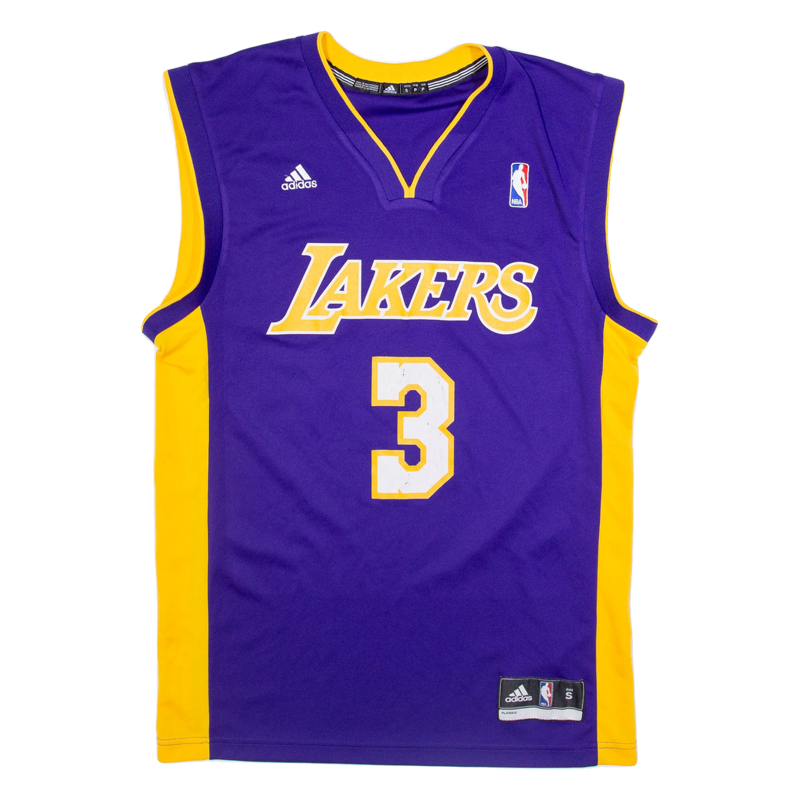 ADIDAS La Lakers Mens Jersey Purple Sleeveless USA V-Neck S Refurbished - N/A refurbished available on Cerqular