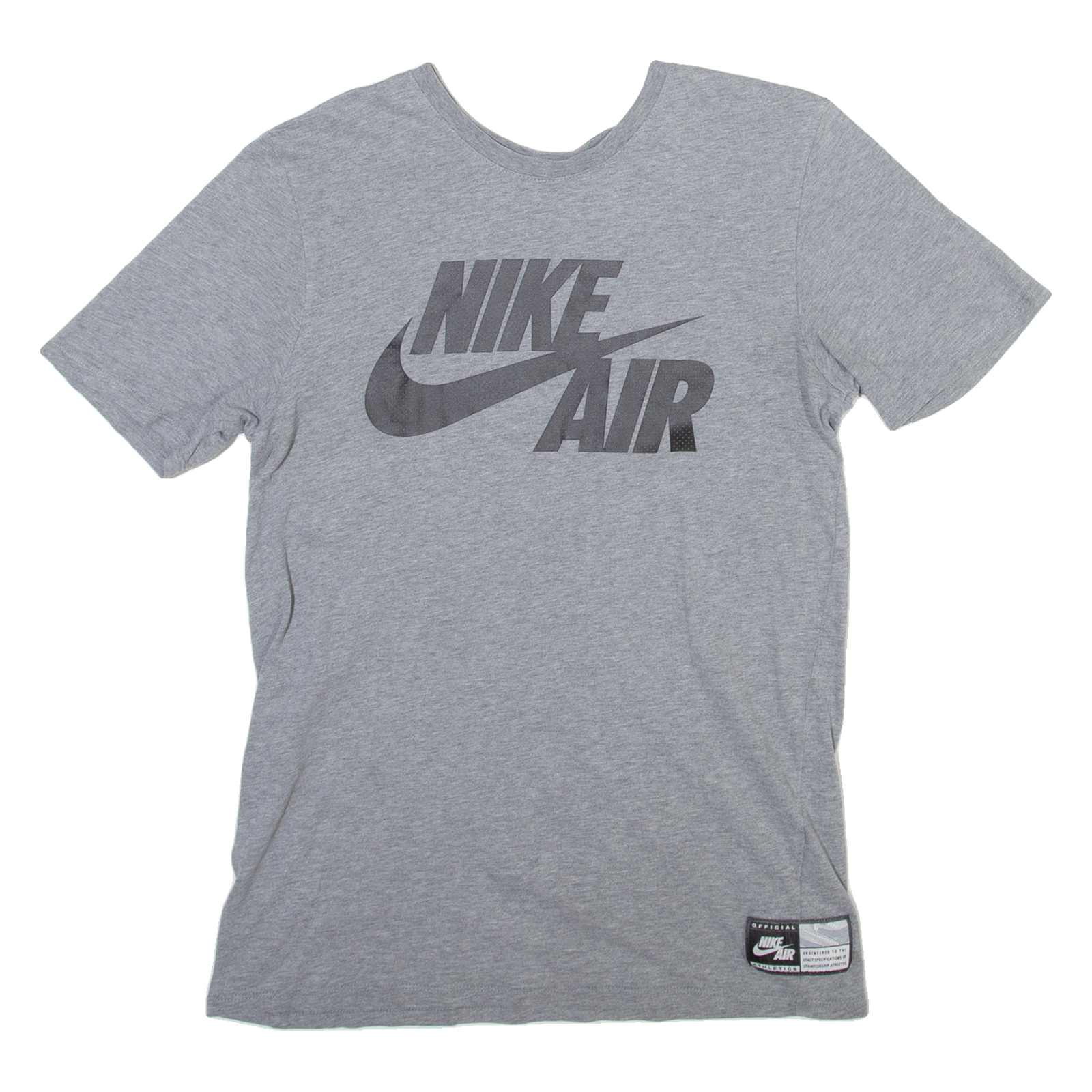 NIKE Air Mens T-Shirt Grey Crew Neck S Refurbished - N/A refurbished available on Cerqular
