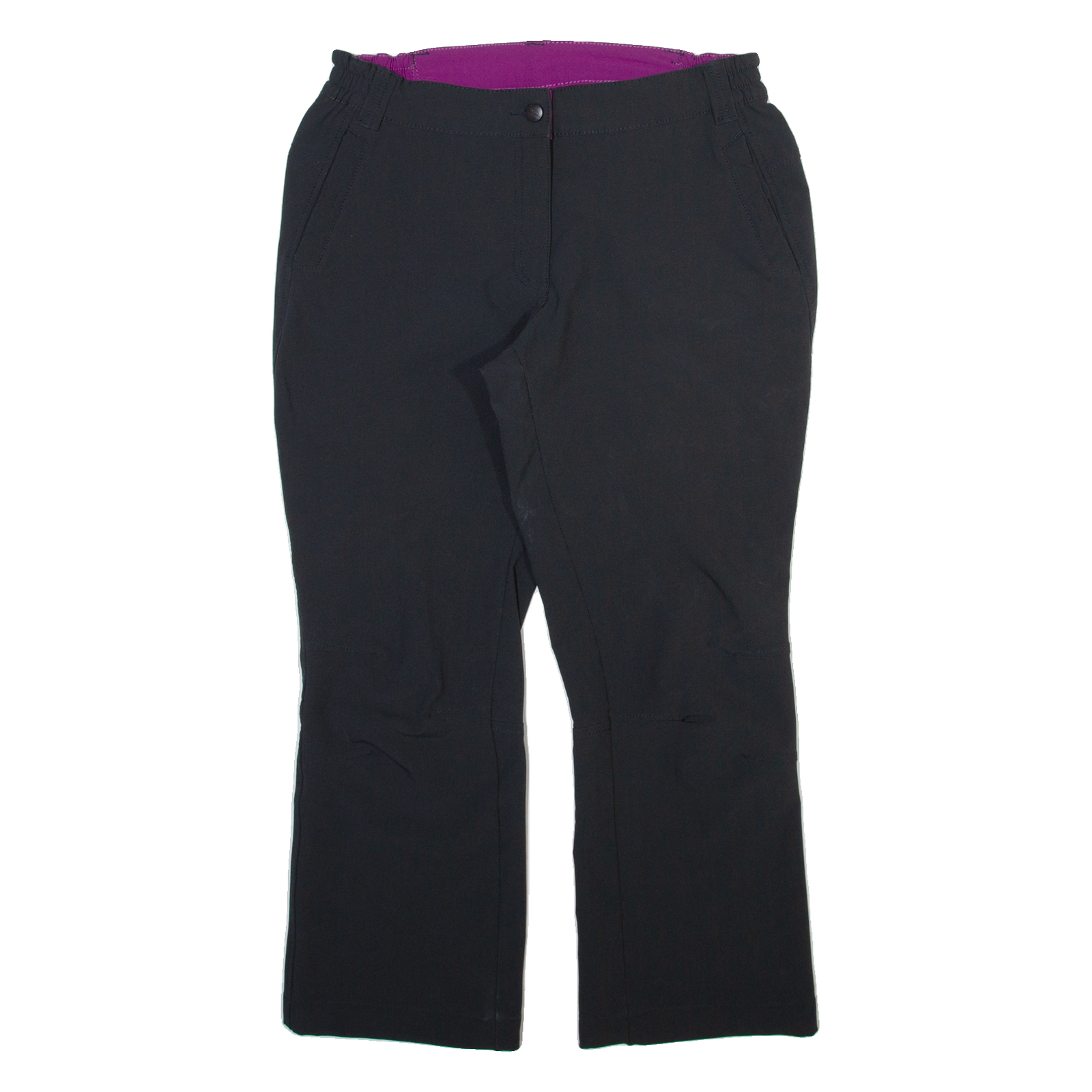 CRANE Womens Trousers Black Relaxed Straight W30 L26 Refurbished - N/A refurbished available on Cerqular