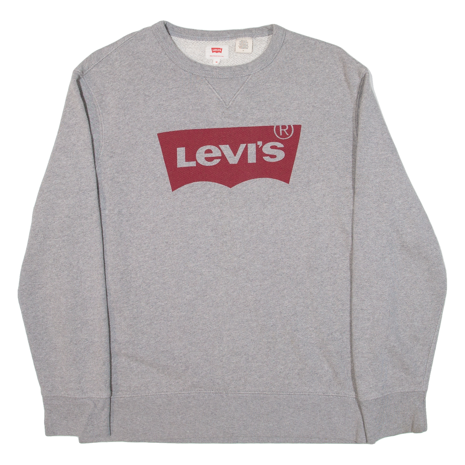 LEVI'S Womens Sweatshirt Grey M Refurbished - N/A refurbished available on Cerqular