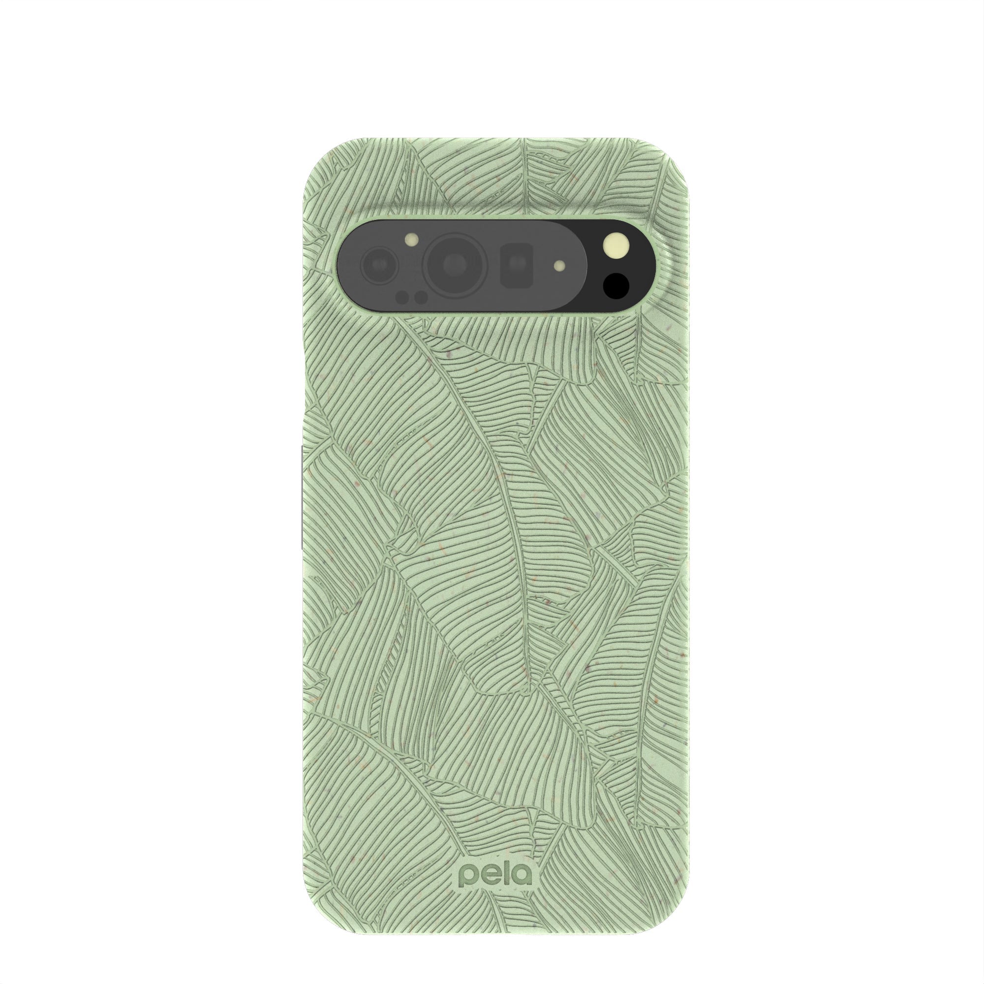 Sage Green Lushy Leaves Google Pixel 9 Pro XL Case Refurbished - Pela Case refurbished available on Cerqular