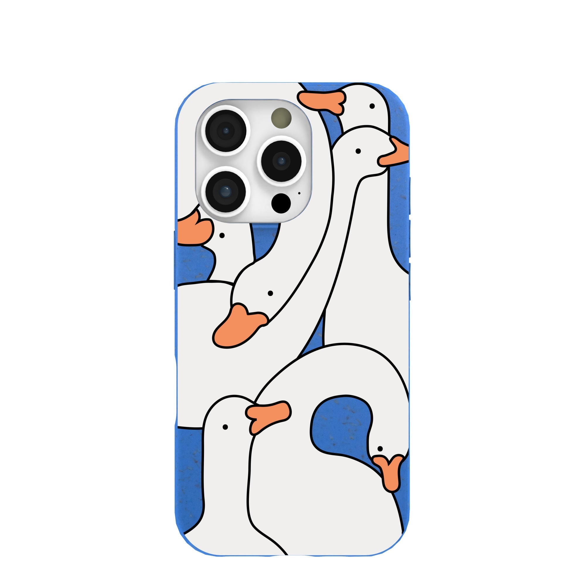 Electric Blue Silly Goose iPhone 16 Pro Case Refurbished - Pela Case refurbished available on Cerqular