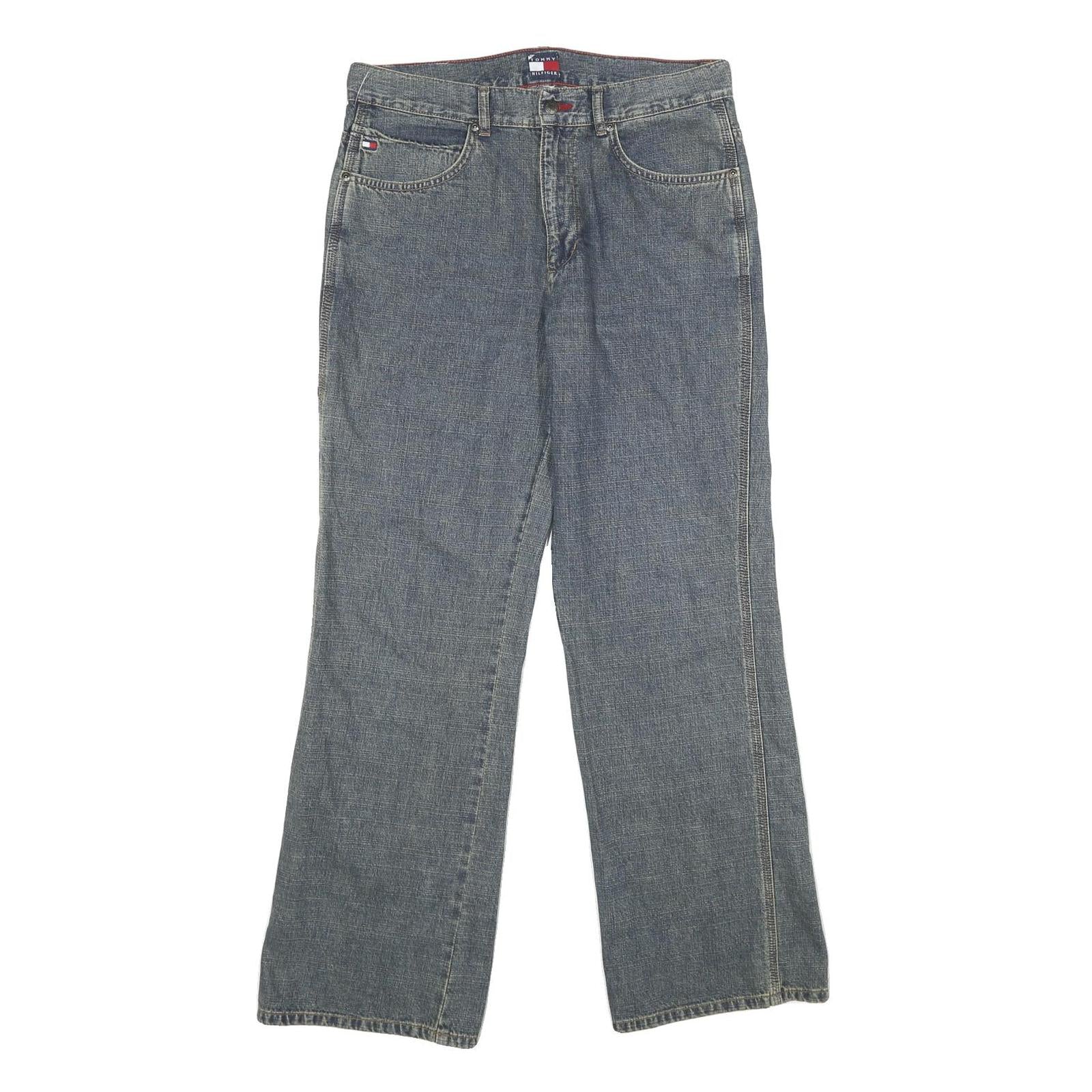 TOMMY HILFIGER Mens Regular Fit Blue Denim Jeans W30 L32 Classic Cotton Zip Refurbished - N/A refurbished available on Cerqular