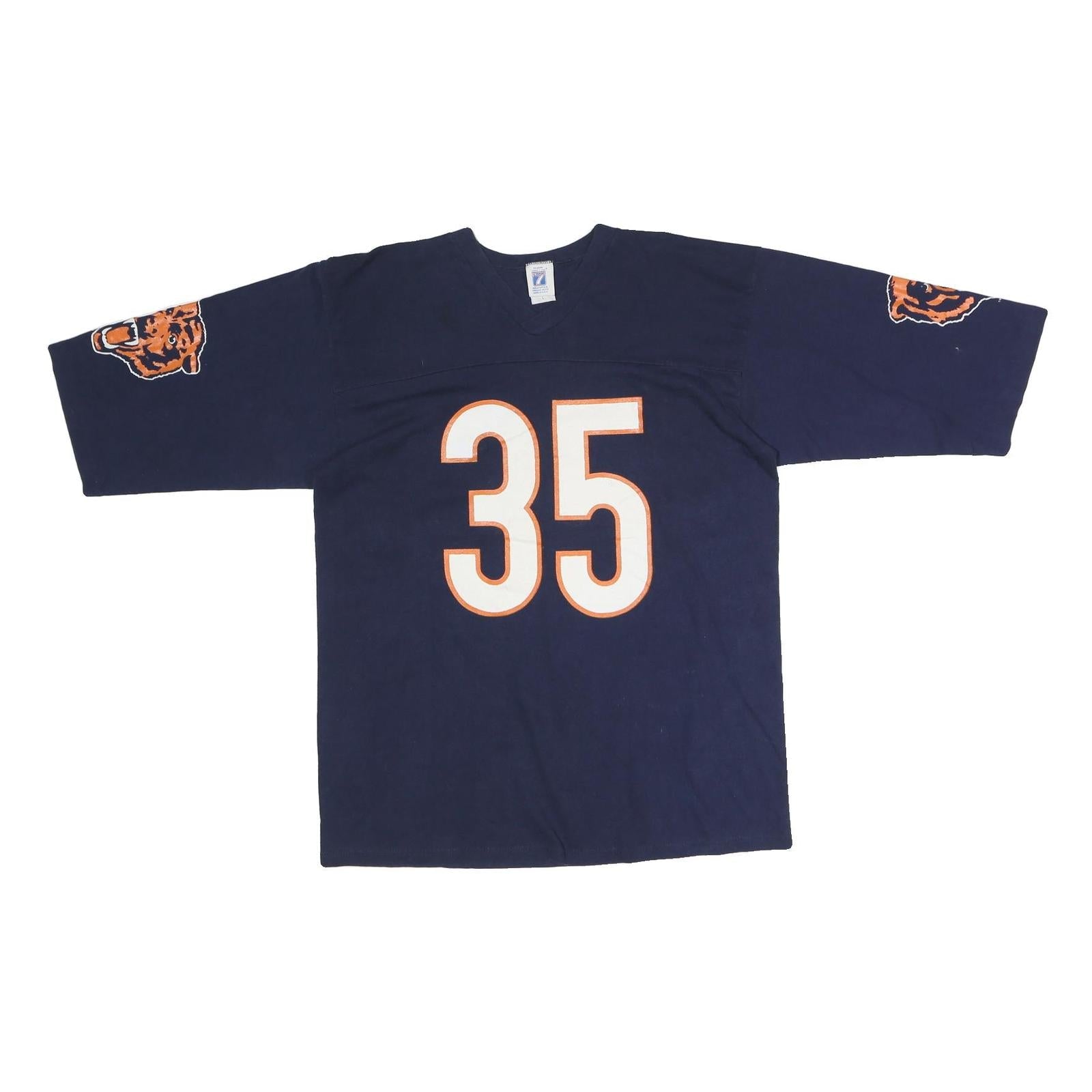 LOGO7 Mens Navy Blue Number 35 Graphic T-Shirt L Short Sleeve Crew Neck Refurbished - N/A refurbished available on Cerqular