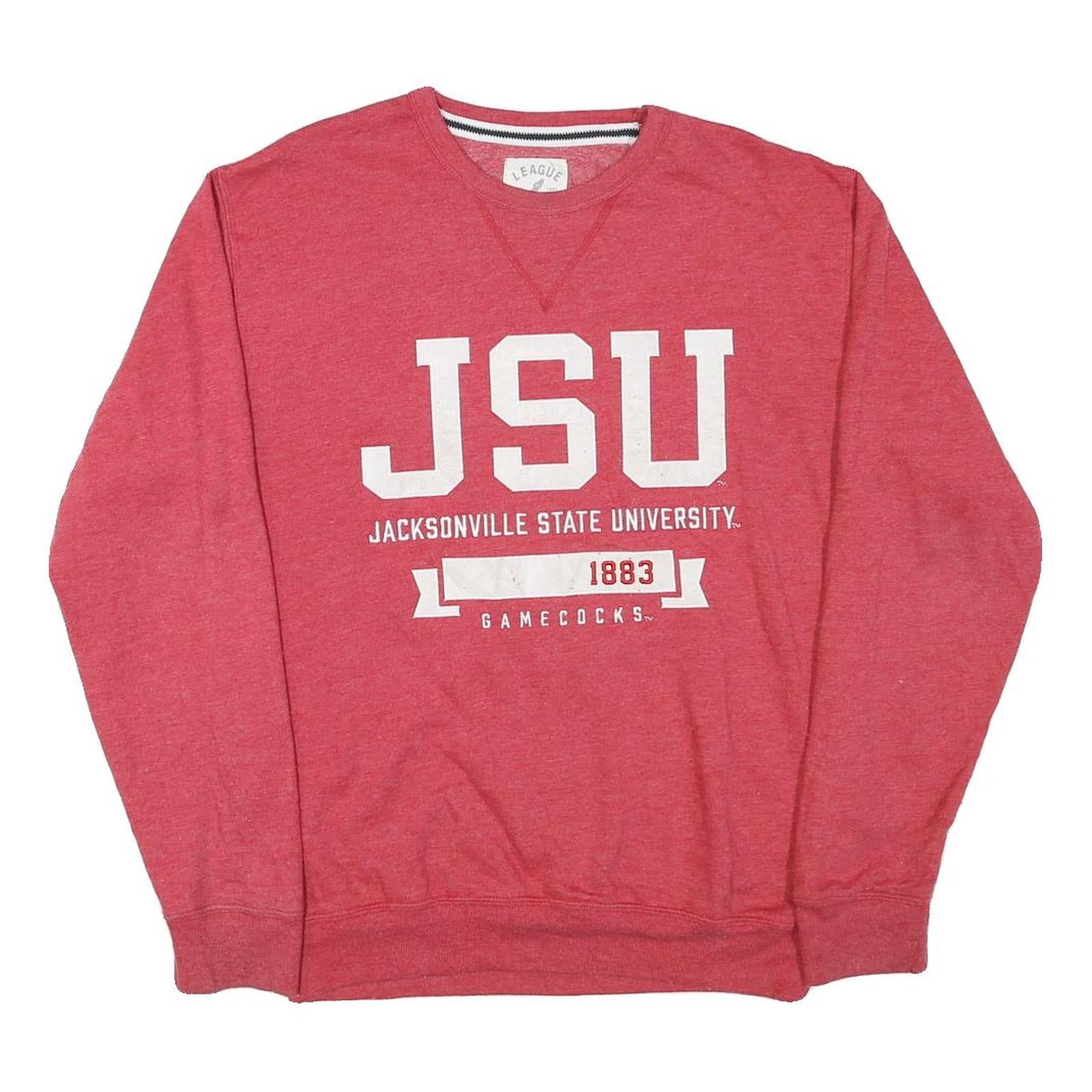 Buy LEAGUE Mens Red JSU Jacksonville State University Crew Neck M Sweatshirt Classic Refurbished - $23.39 LEAGUE Mens Red JSU Jacksonville State University Crew Neck M Sweatshirt Classic Refurbished - N/A refurbished available on Cerqular