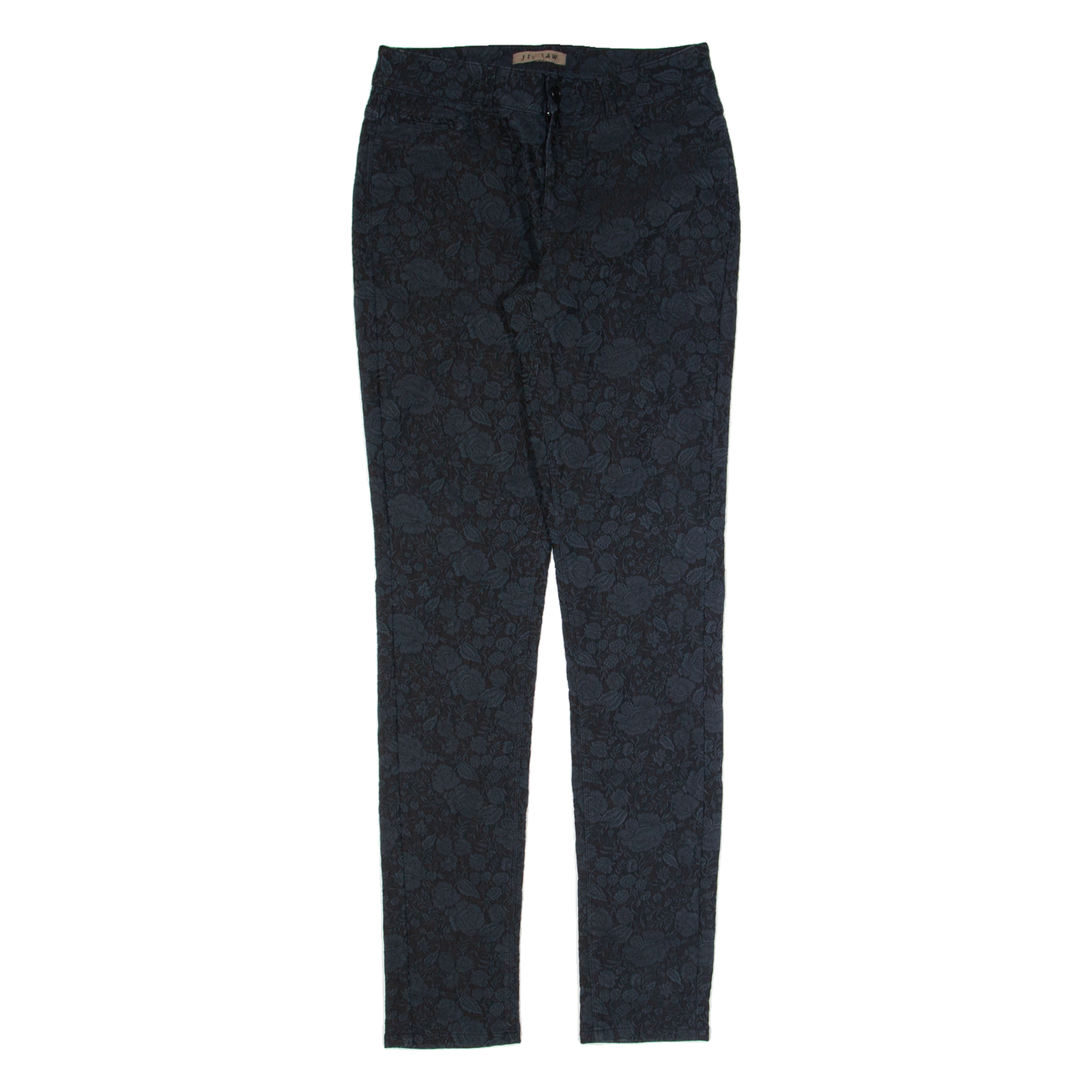 JIGSAW Floral Womens Trousers Blue Slim Skinny W28 L32 Refurbished - N/A refurbished available on Cerqular