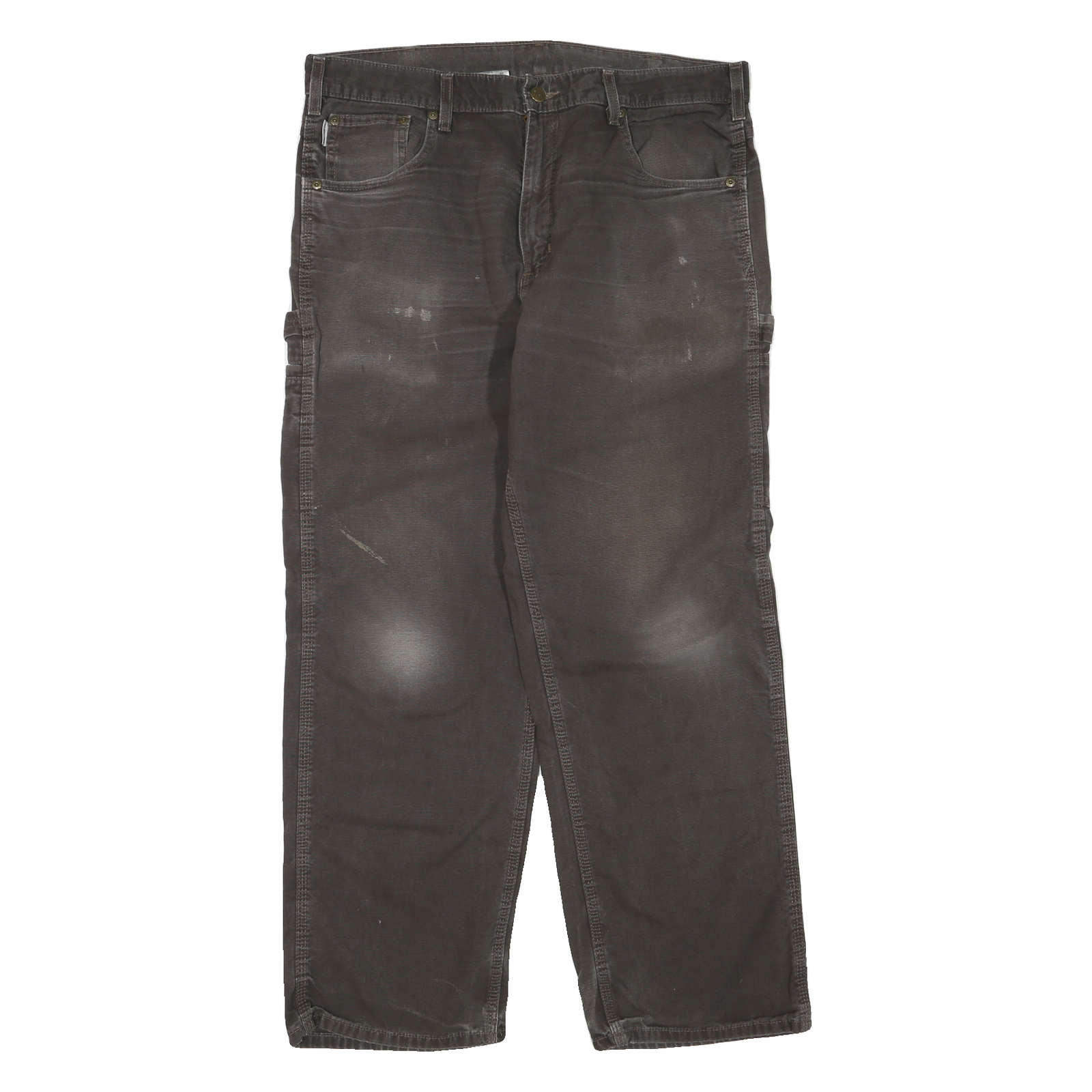 CARHARTT Mens Regular Fit Straight Leg Denim Dark W36 L30 Workwear Zip Refurbished - N/A refurbished available on Cerqular