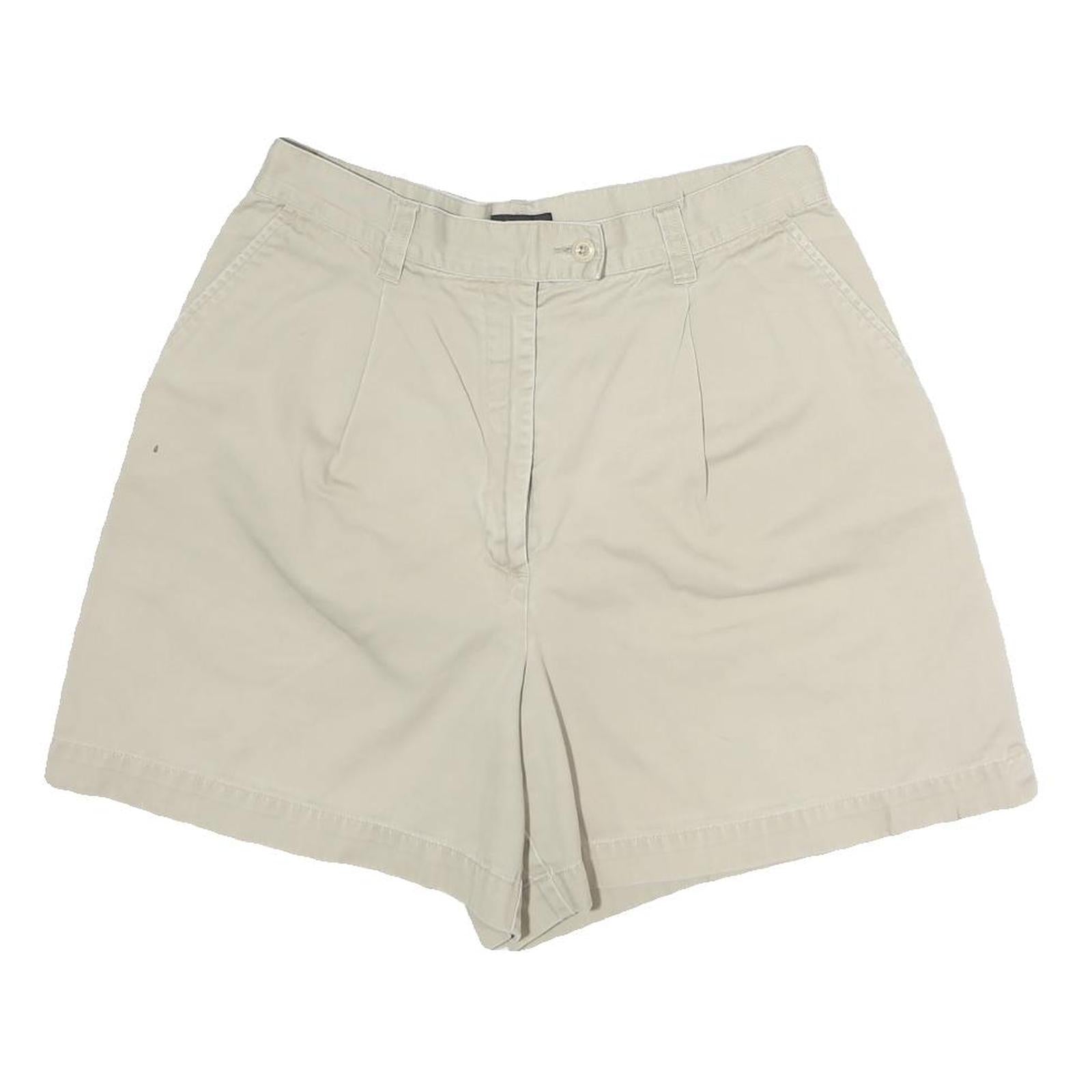 NY & CO Womens Shorts Beige Casual Plain M W28 Lightweight Cotton Blend Refurbished - N/A refurbished available on Cerqular