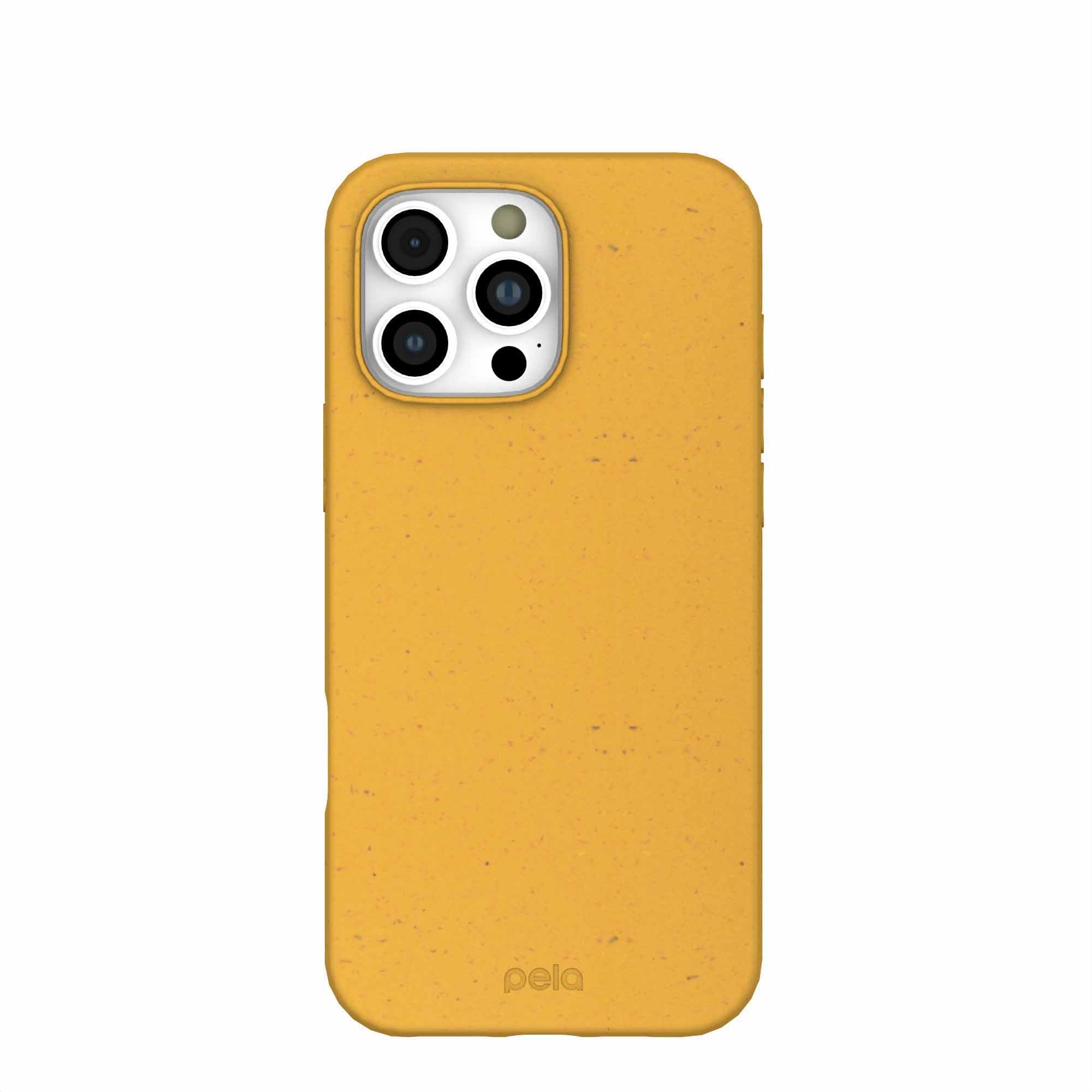 Honey iPhone 16 Pro Max Case Refurbished - Pela Case refurbished available on Cerqular