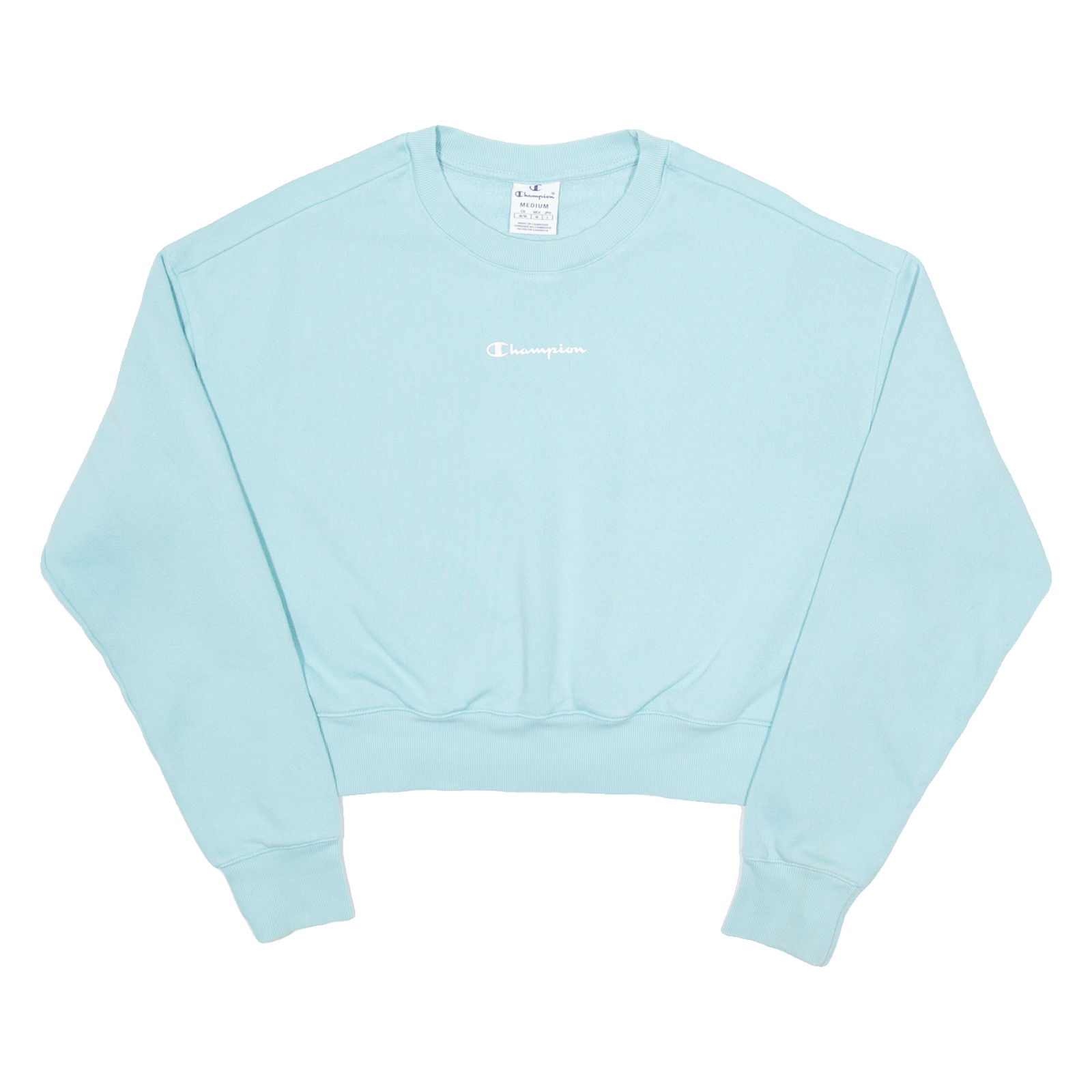 CHAMPION Crop Womens Sweatshirt Green M Refurbished - N/A refurbished available on Cerqular