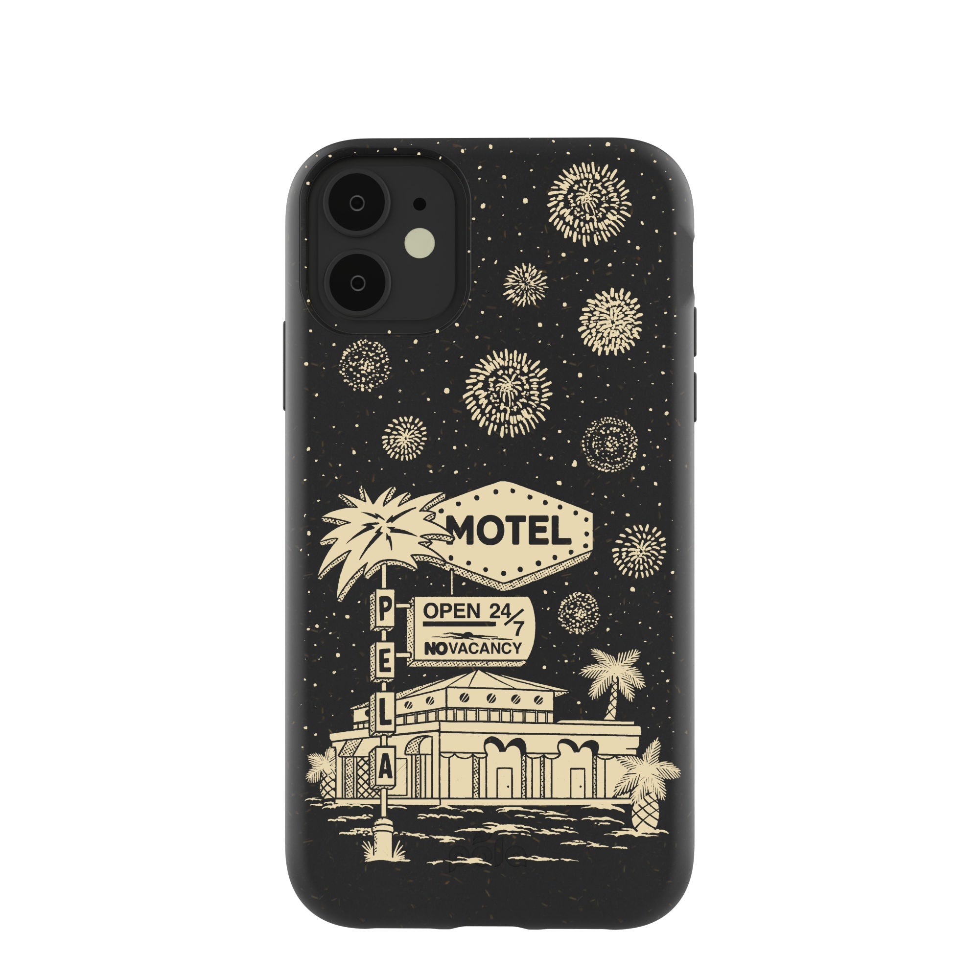 Black Motel Pela iPhone 11 Case Refurbished - Pela Case refurbished available on Cerqular