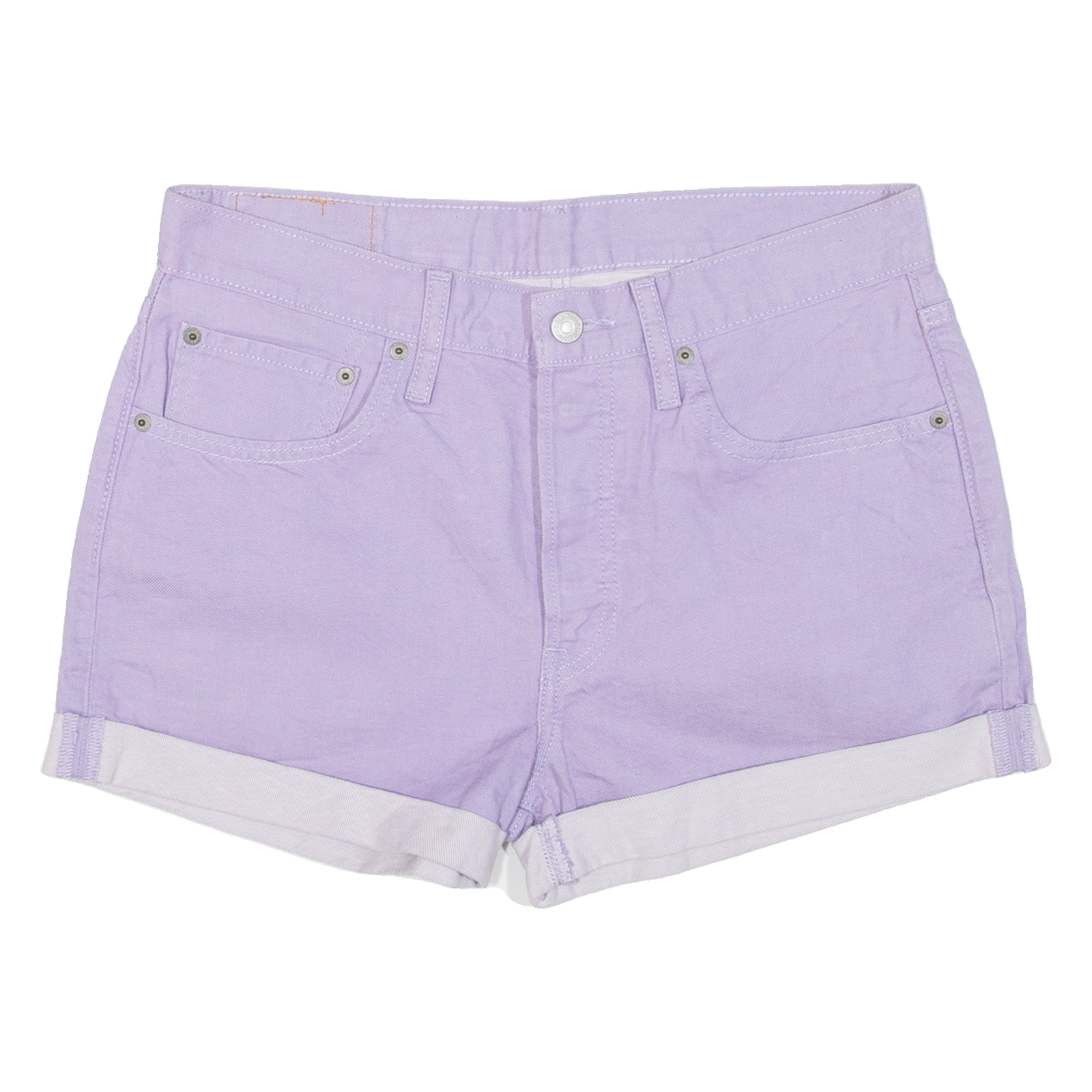 LEVI'S 501 Mid Rise Mens Denim Shorts Purple Relaxed M W32 Refurbished - N/A refurbished available on Cerqular