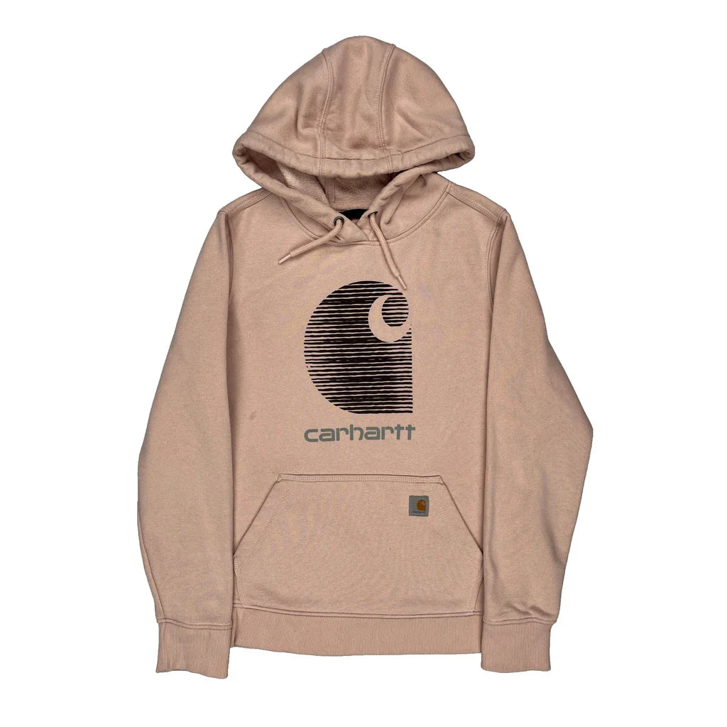 Buy Carhartt Hoodie - Medium Pink Cotton Blend Refurbished - $71.01 Carhartt Hoodie - Medium Pink Cotton Blend Refurbished - Thrifted (note: this is a term often used to describe second- refurbished available on Cerqular