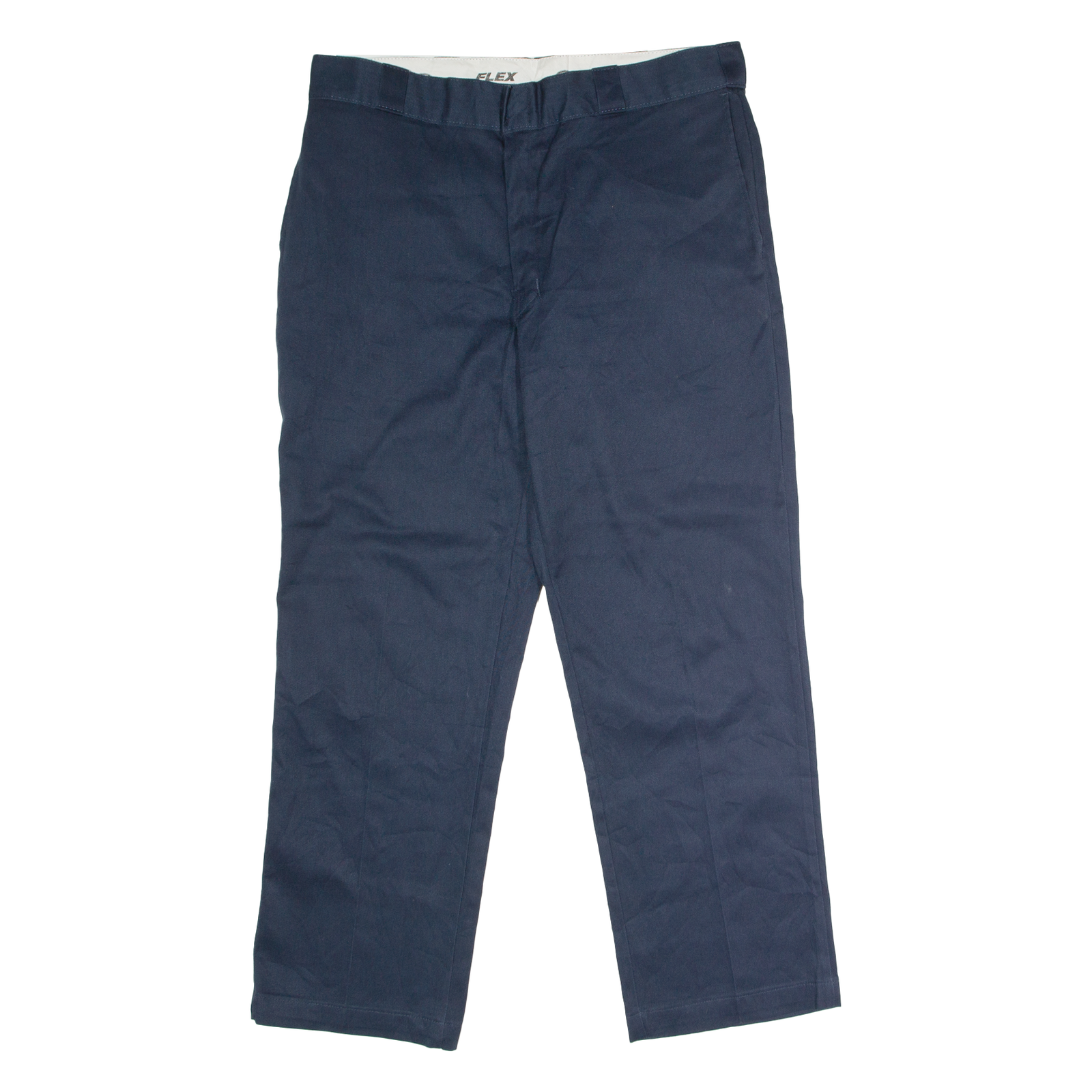 DICKIES 874 Flex Workwear Mens Twill Trousers Blue Classic Straight W38 L30 Refurbished - N/A refurbished available on Cerqular