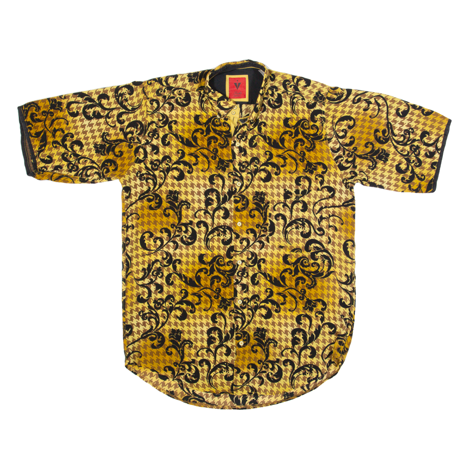 Buy LECHE Mens Shirt Yellow Crazy Pattern S Refurbished - $18.19 LECHE Mens Shirt Yellow Crazy Pattern S Refurbished - N/A refurbished available on Cerqular