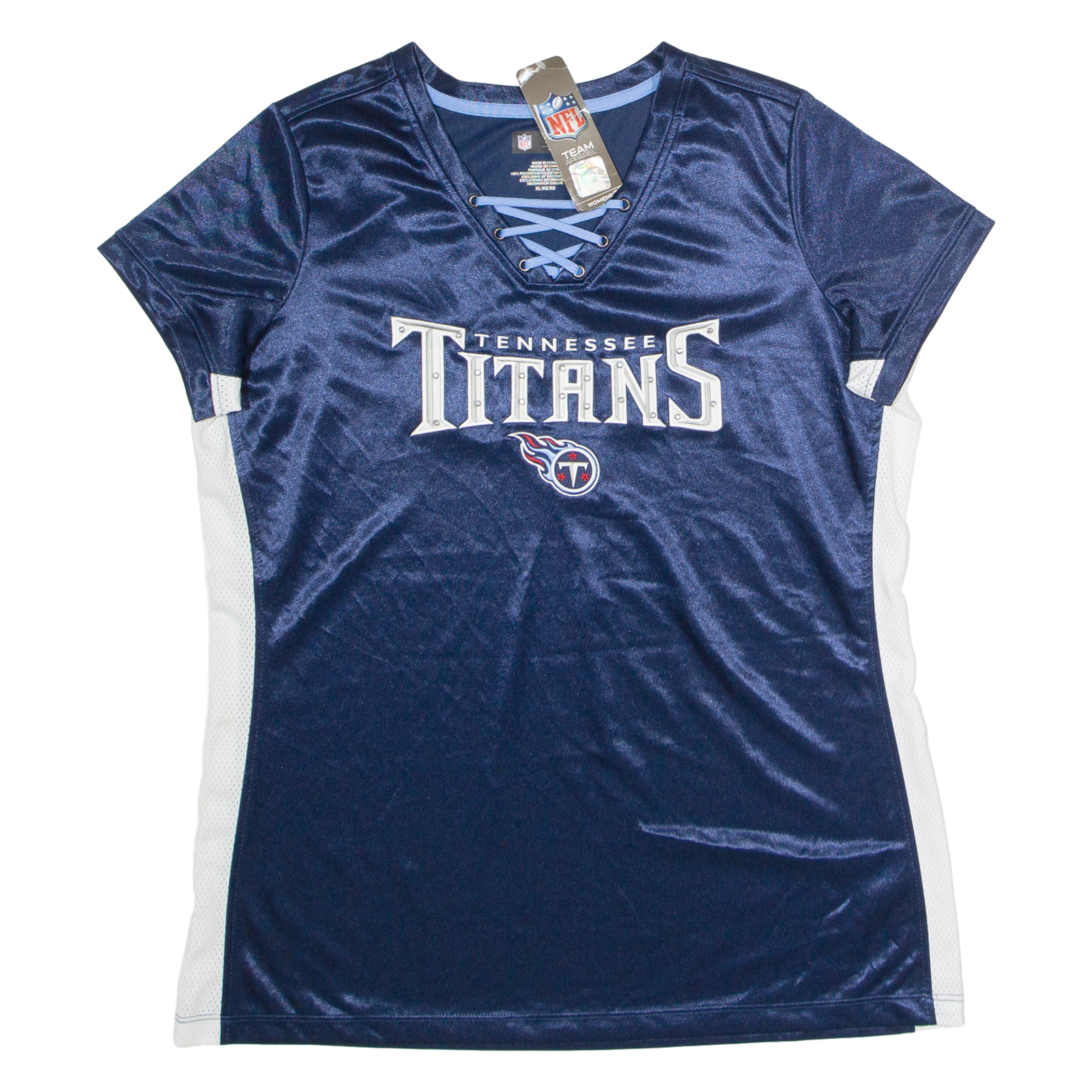 NFL Tennessee Titans Womens Jersey Blue USA V-Neck XL Refurbished - N/A refurbished available on Cerqular