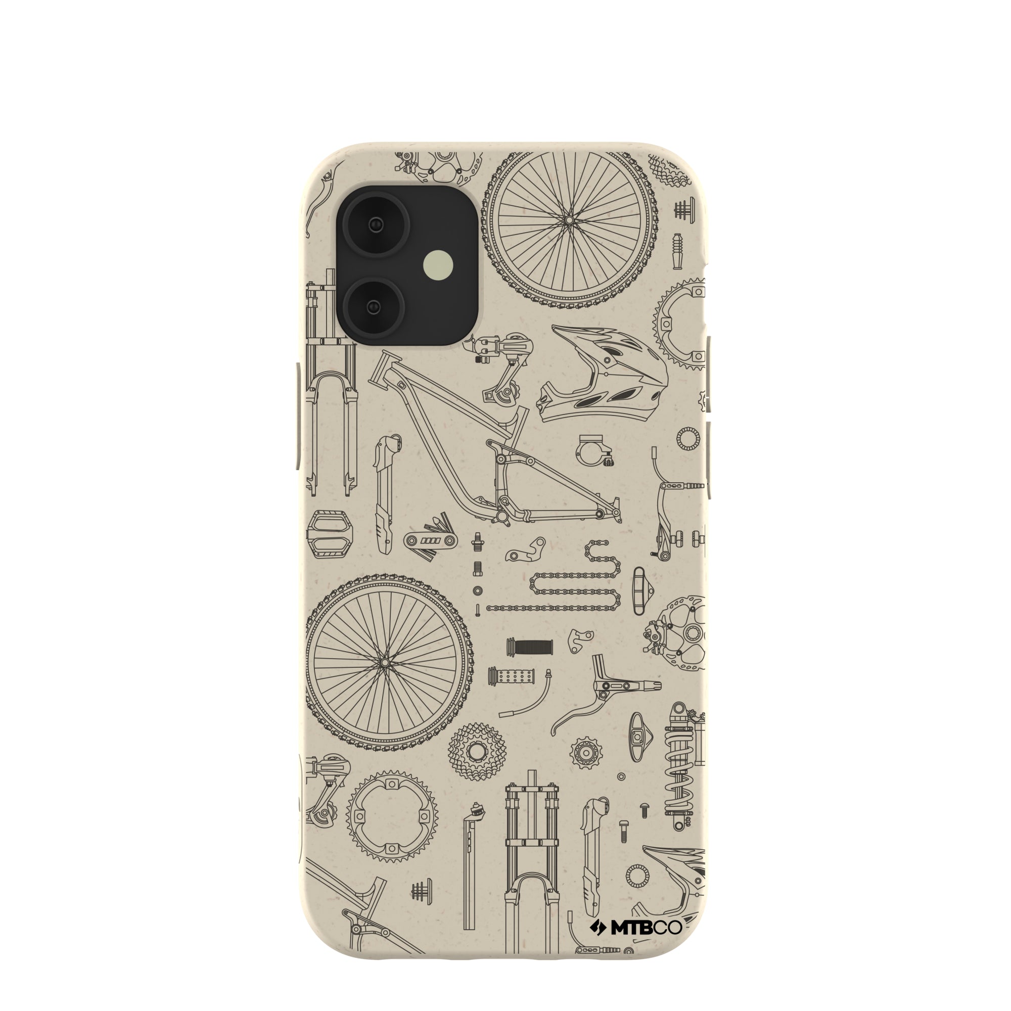 London Fog Changing Gears MTBCO iPhone 12 Mini Case Refurbished - Pela Case refurbished available on Cerqular
