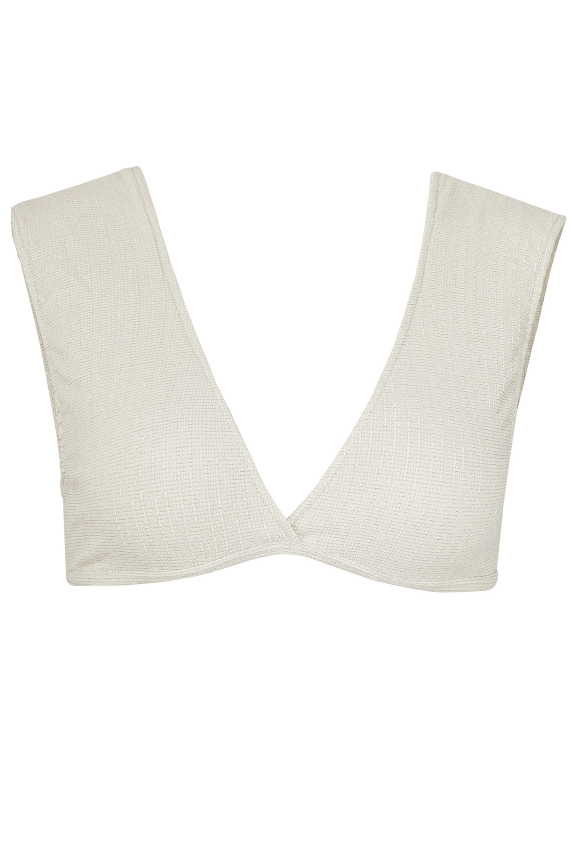 Jenna Bikini Top Platinum | Size: Medium Refurbished - Sauipe Swim refurbished available on Cerqular