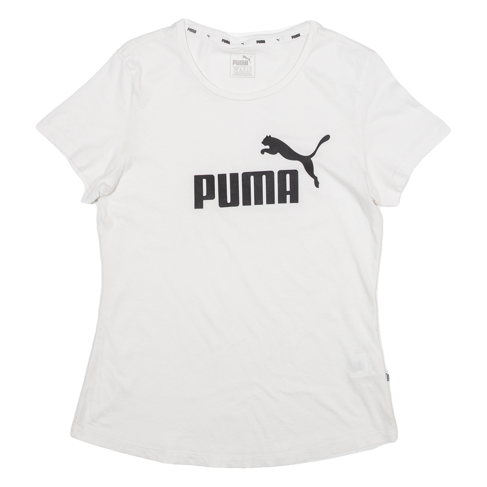 PUMA Womens T-Shirt White UK 12 Refurbished - N/A refurbished available on Cerqular