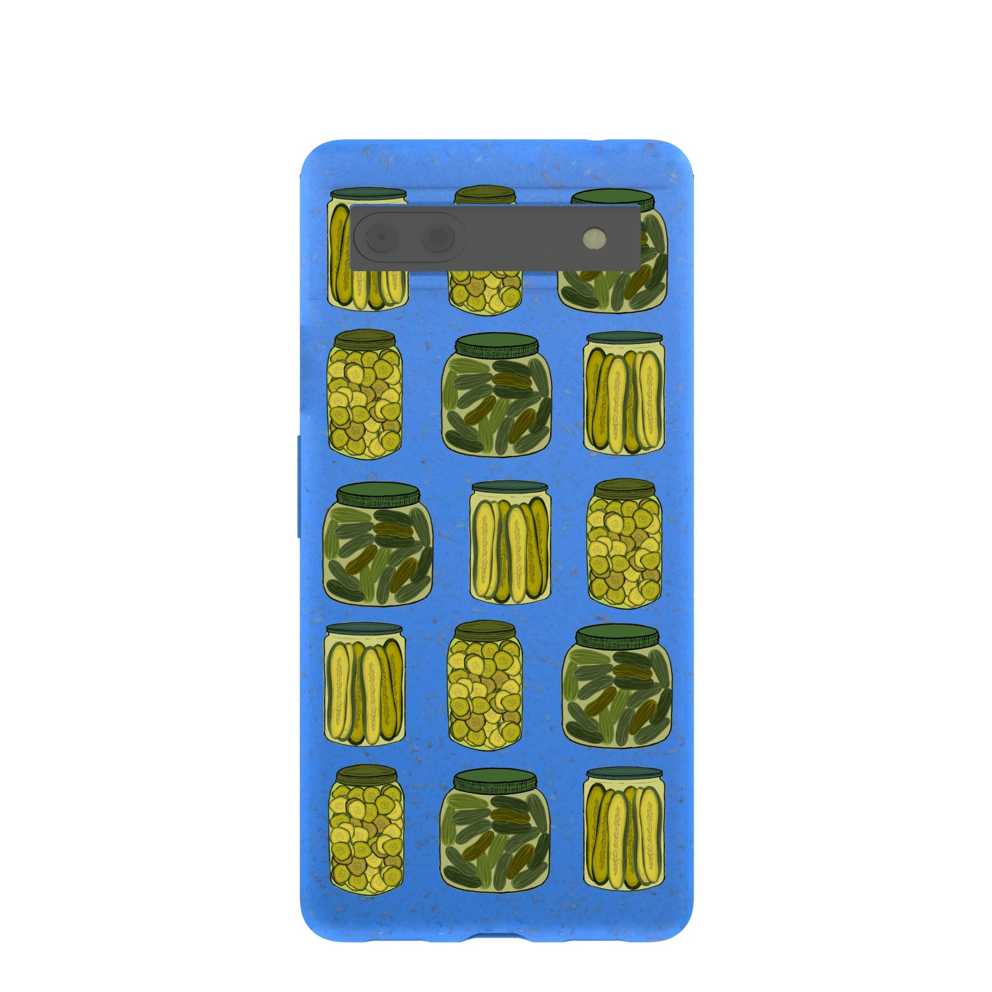 Electric Blue Pickling Pickles Google Pixel 6a Case Refurbished - Pela Case refurbished available on Cerqular