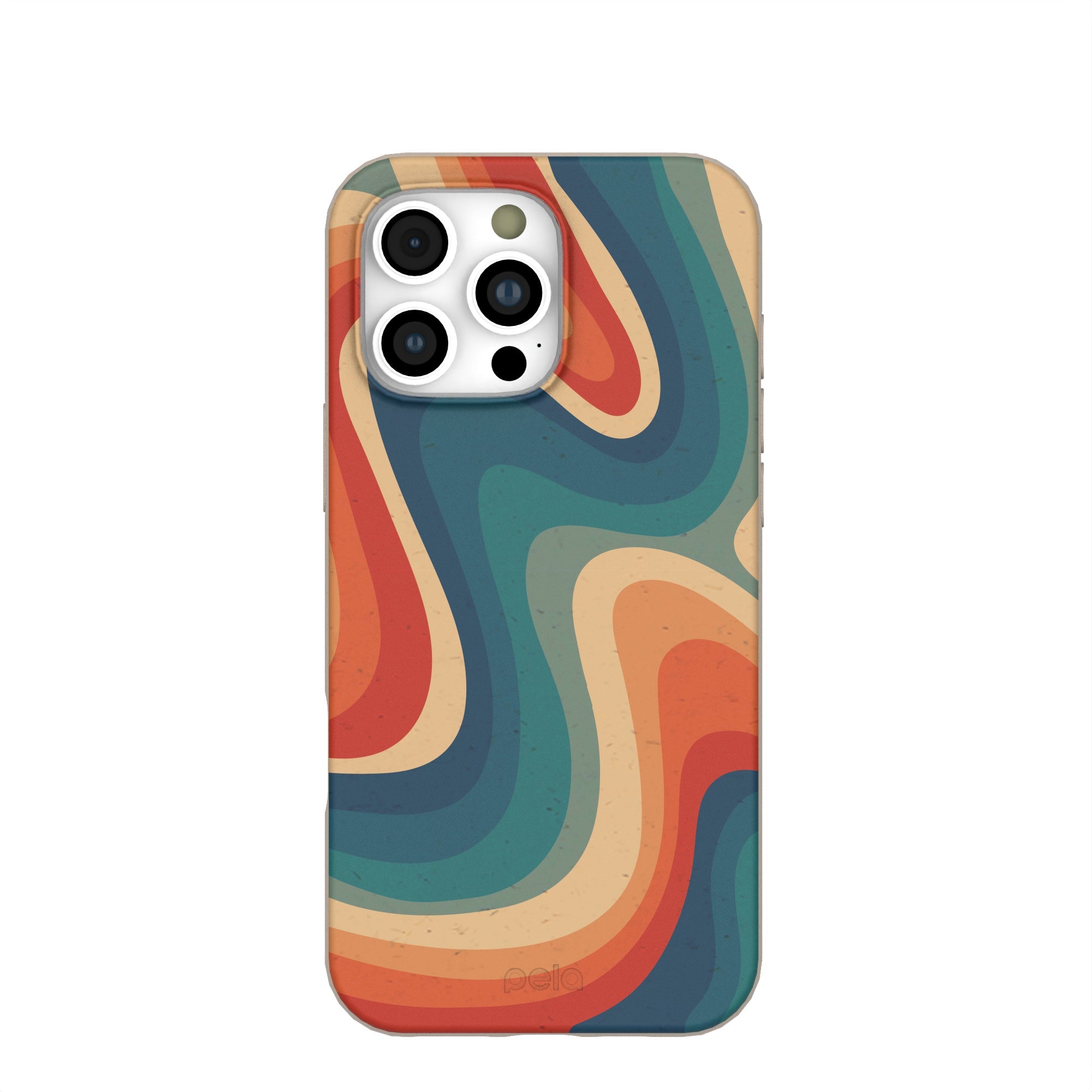 Seashell Disco iPhone 16 Pro Max Case Refurbished - Pela Case refurbished available on Cerqular