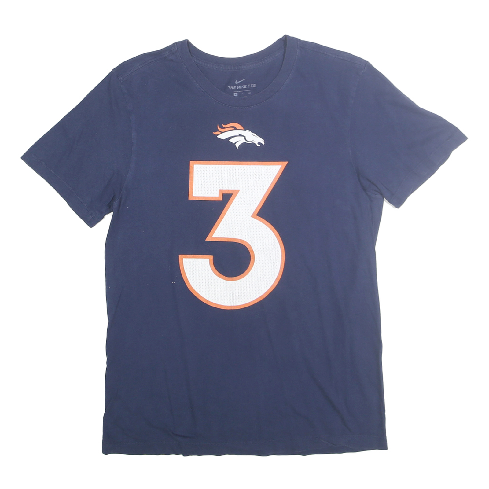 NIKE Mens Blue Wilson 3 Graphic T-Shirt S Short Sleeve Crew Neck Sports Refurbished - N/A refurbished available on Cerqular