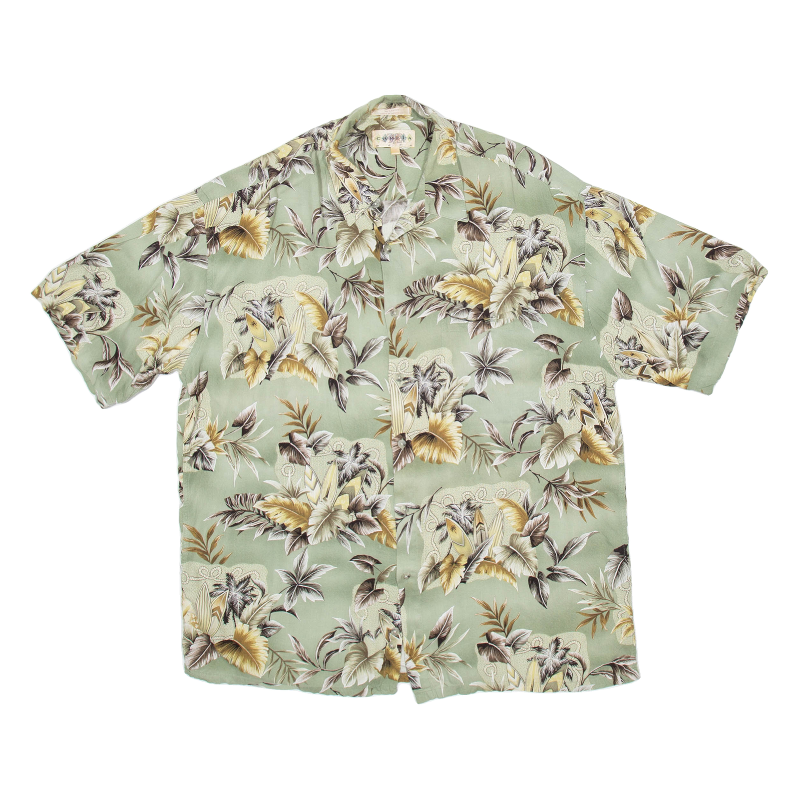 Buy CAMPIA Womens Hawaiian Shirt Green Viscose Floral XL Refurbished - $16.89 CAMPIA Womens Hawaiian Shirt Green Viscose Floral XL Refurbished - N/A refurbished available on Cerqular