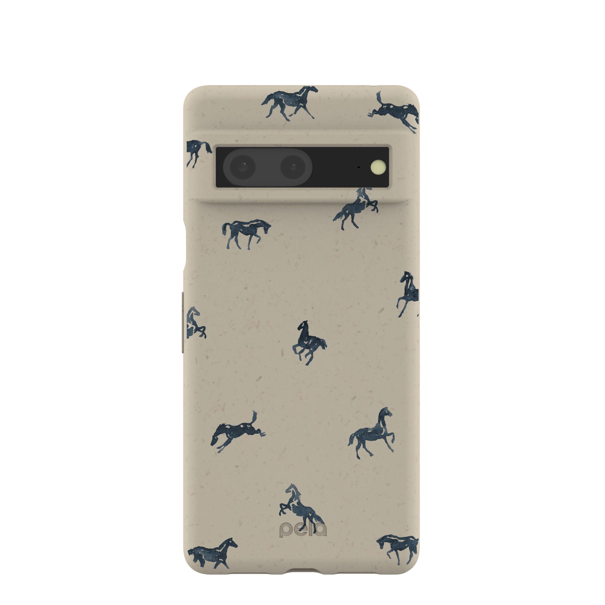 London Fog Mini Horses Google Pixel 7 Case Refurbished - Pela Case refurbished available on Cerqular