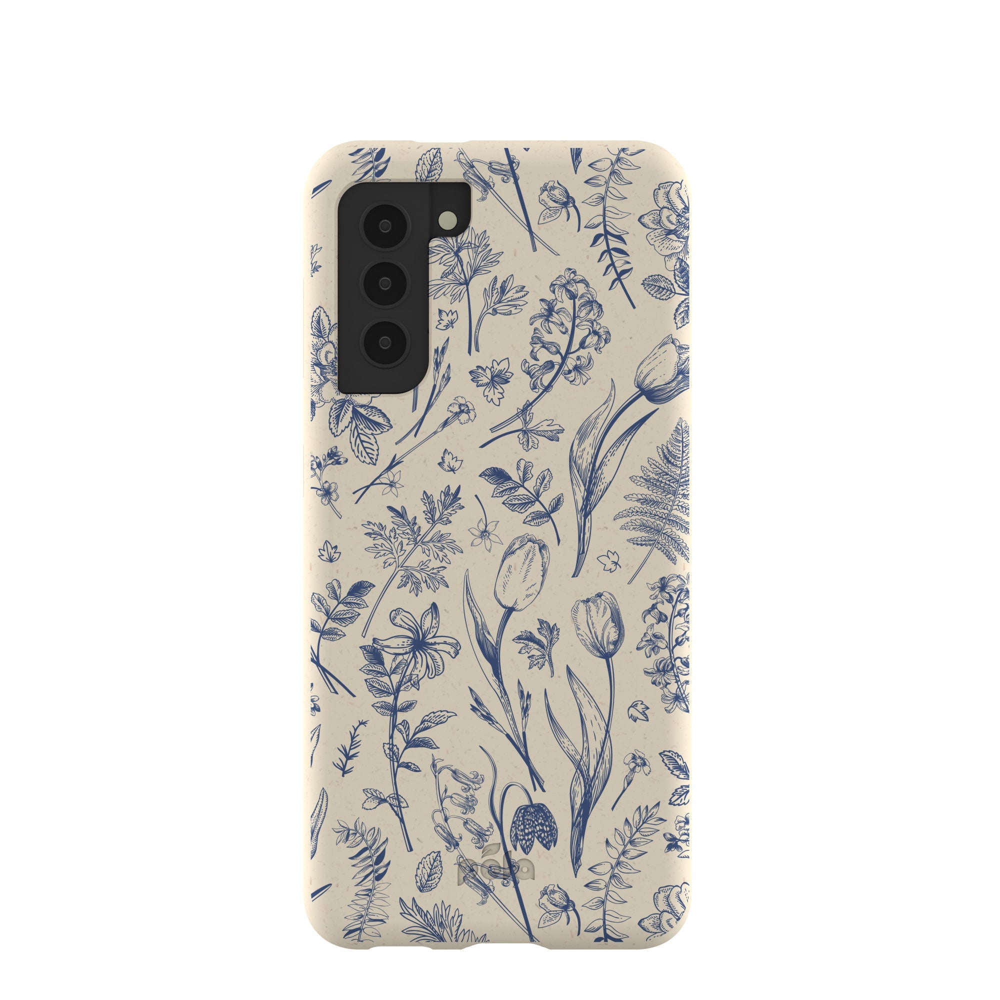 London Fog Indigo Bouquet Samsung Galaxy S21 Case Refurbished - Pela Case refurbished available on Cerqular