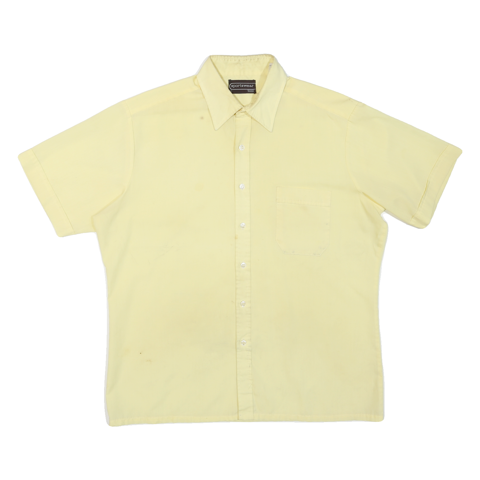 Buy SPORTSWEAR Mens Yellow Shirt L Polyester Blend Short Sleeve Casual Refurbished - $16.89 SPORTSWEAR Mens Yellow Shirt L Polyester Blend Short Sleeve Casual Refurbished - N/A refurbished available on Cerqular
