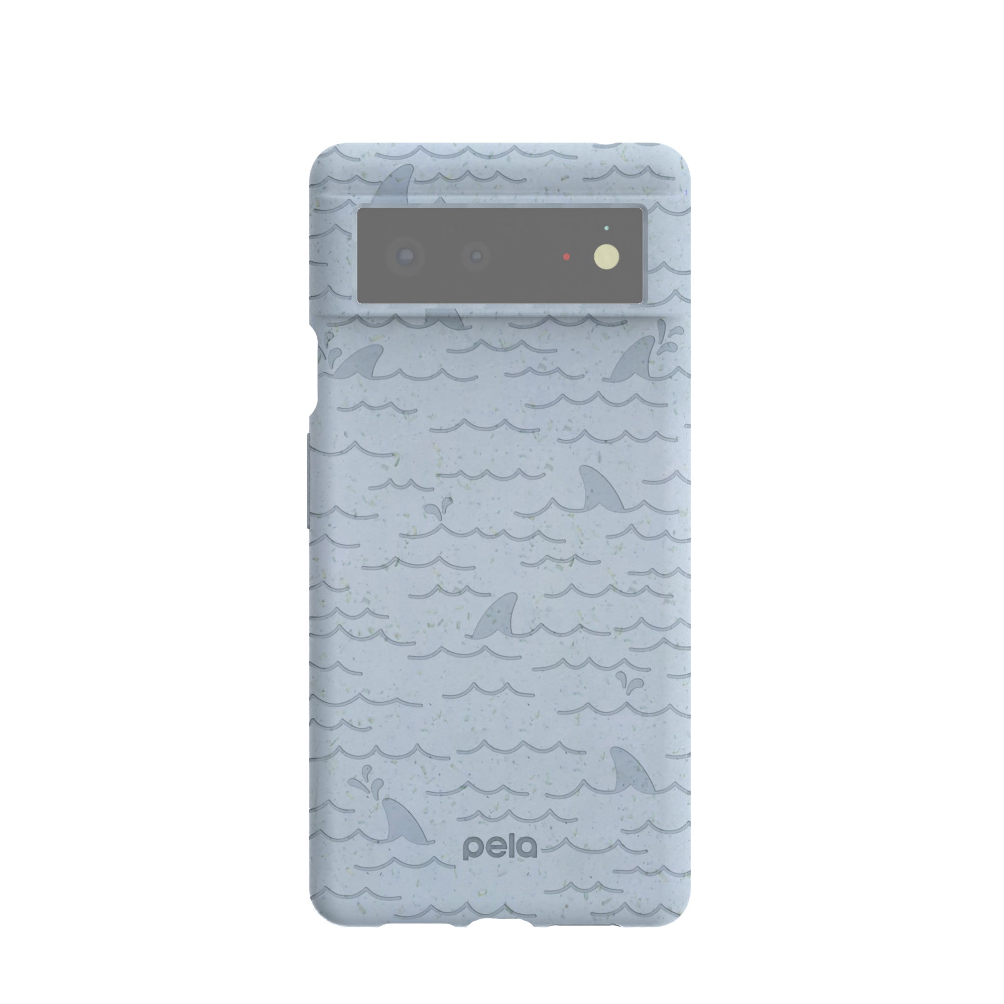 Powder Blue Fin Google Pixel 6 Case Refurbished - Pela Case refurbished available on Cerqular