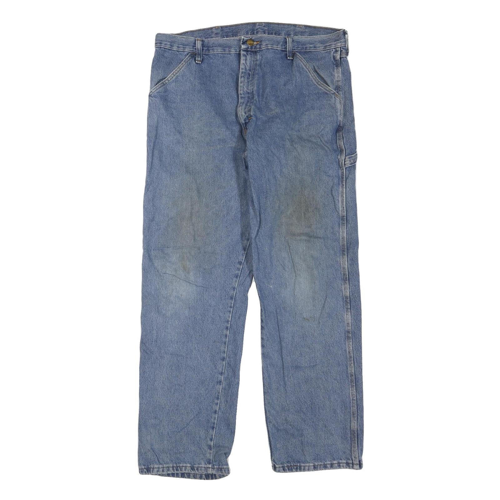 Buy CARHARTT Mens Regular Fit Blue Denim Jeans W38 L32 Workwear Carpenter Style Refurbished - $49.39 CARHARTT Mens Regular Fit Blue Denim Jeans W38 L32 Workwear Carpenter Style Refurbished - N/A refurbished available on Cerqular