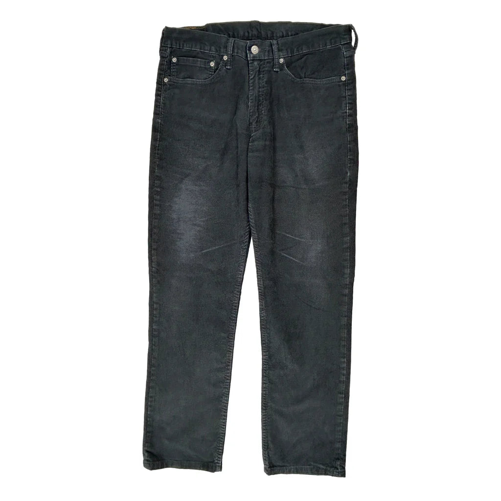 Levis Cord Jeans - 34W 30L Grey Cotton Refurbished - Thrifted (note: this is a term often used to describe second- refurbished available on Cerqular