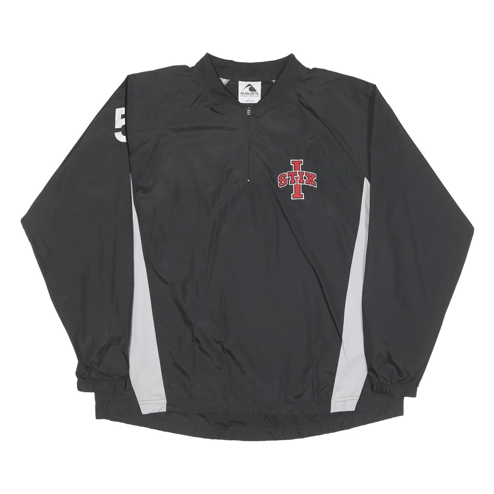 Buy AUGUSTA Mens Black & Grey Stix Zip Jacket L Polyester Blend Athletic Sports Refurbished - $37.69 AUGUSTA Mens Black & Grey Stix Zip Jacket L Polyester Blend Athletic Sports Refurbished - N/A refurbished available on Cerqular