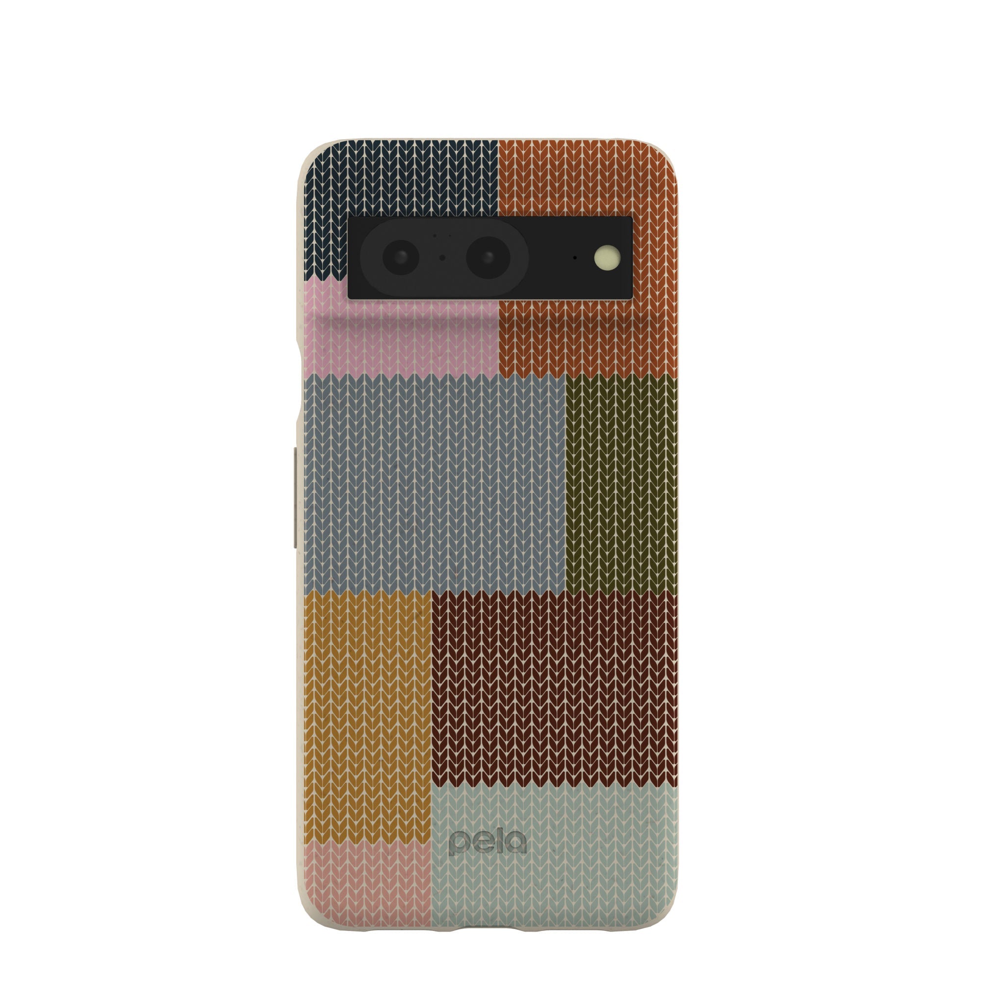 London Fog Knitted Patchwork Google Pixel 8 Case Refurbished - Pela Case refurbished available on Cerqular