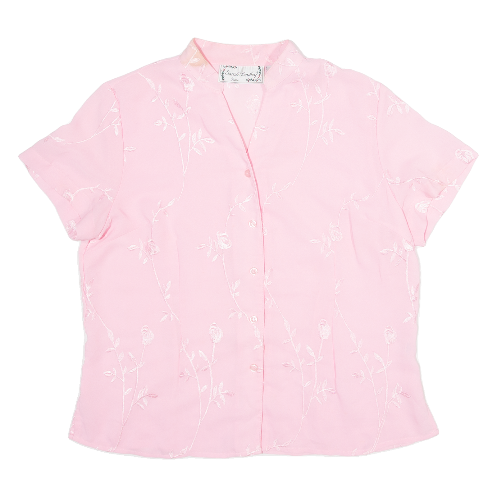 Buy SARAH BENTLEY Petite Womens Blouse Pink V-Neck Floral M Refurbished - $15.59 SARAH BENTLEY Petite Womens Blouse Pink V-Neck Floral M Refurbished - N/A refurbished available on Cerqular